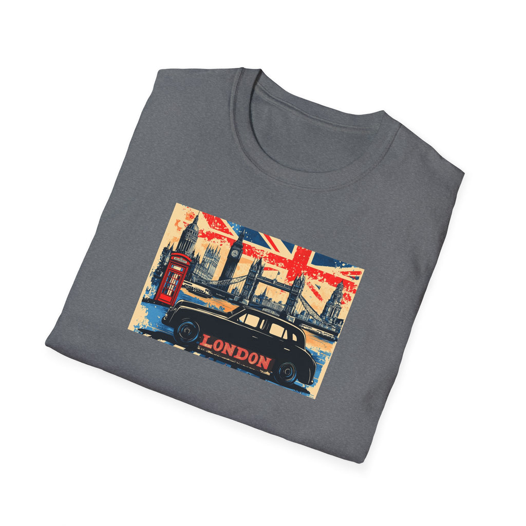 London Skyline Graphic T-Shirt | Union Jack, Tower Bridge, Red Phone Booth