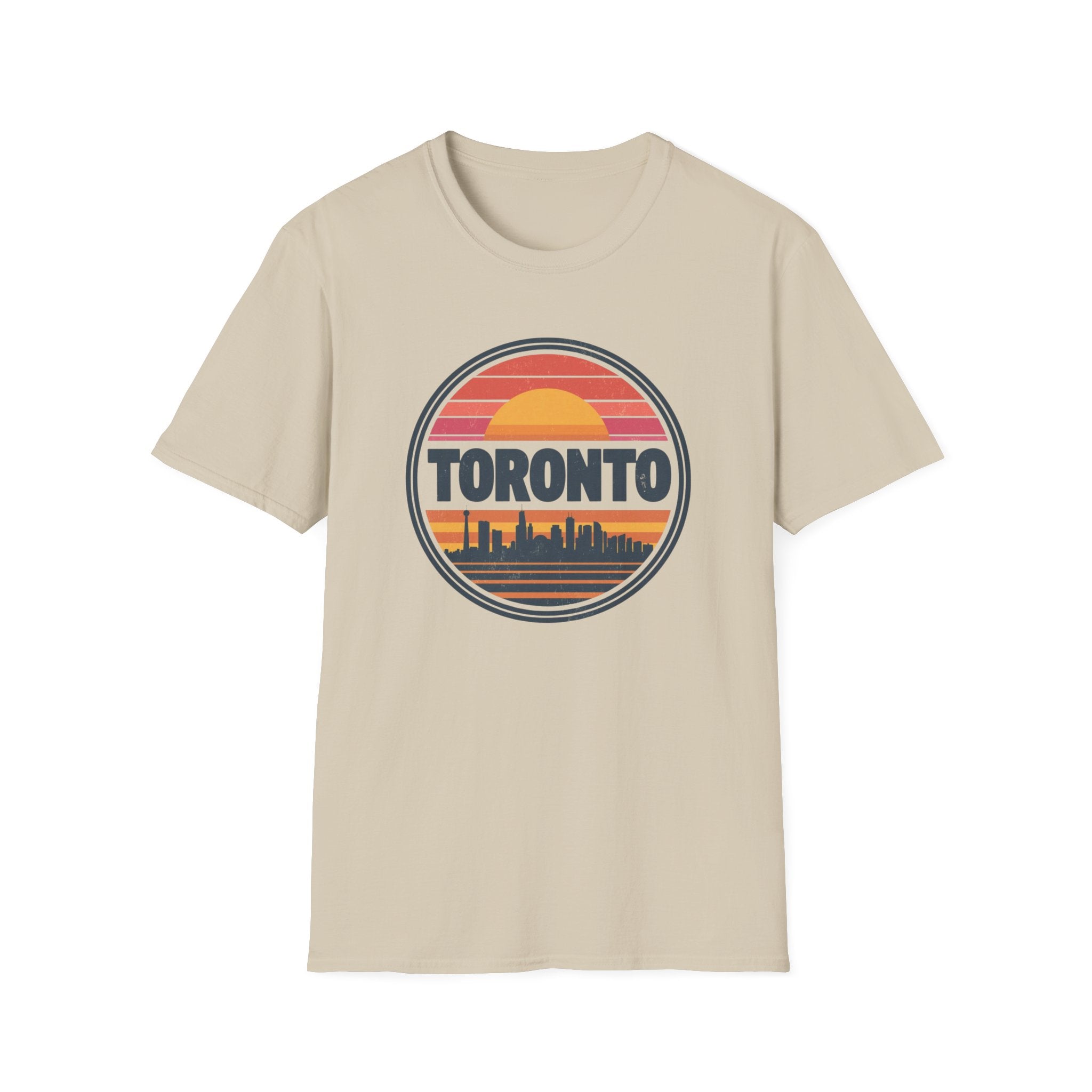 Toronto Sunset T-Shirt — Retro City Skyline Graphic Tee