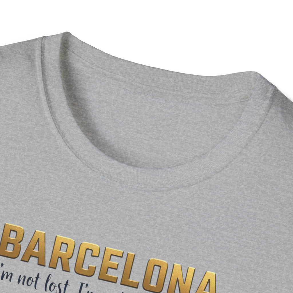 Barcelona Heart Maze T-Shirt — I am not lost, I’m urban exploring
