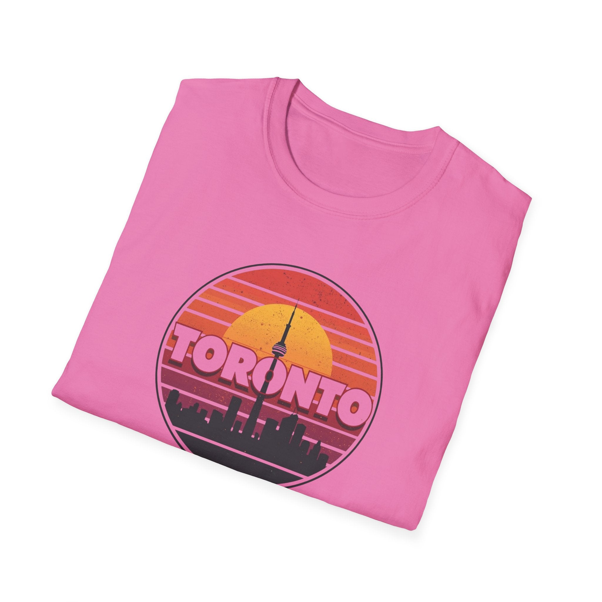 Toronto Retro Sunset T-Shirt — Vintage City Skyline Tee