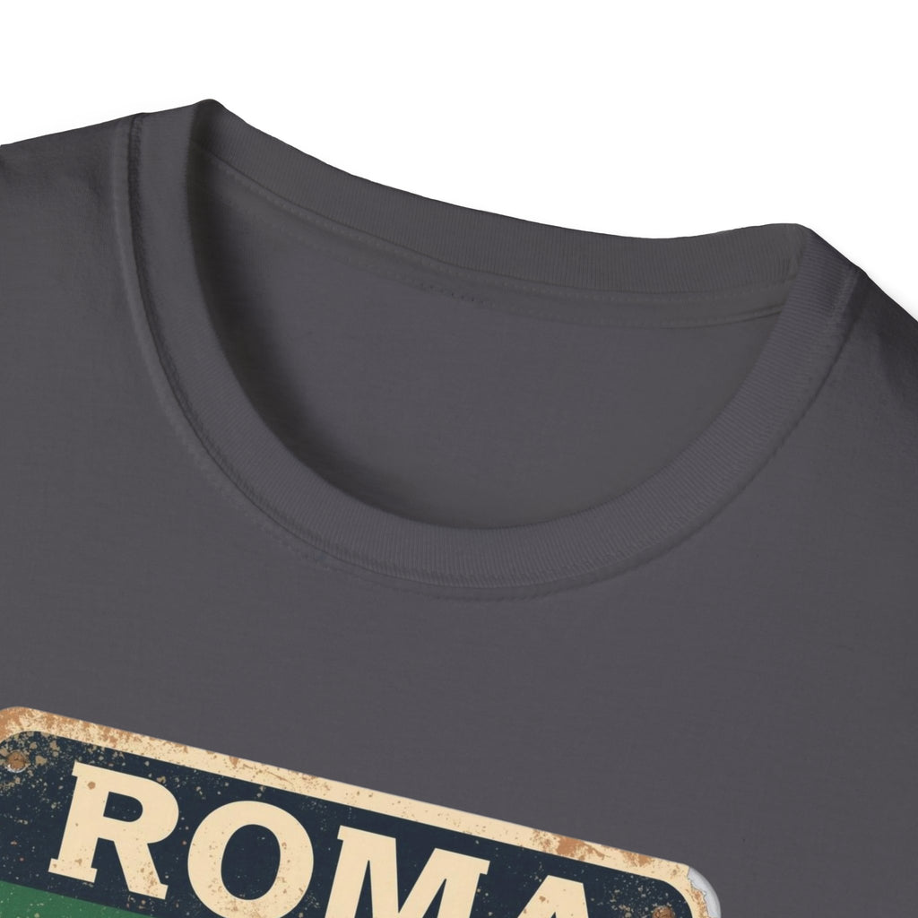 Roma Vintage Italy T-Shirt — "Honk If You Like Silence" Retro Rome Tee