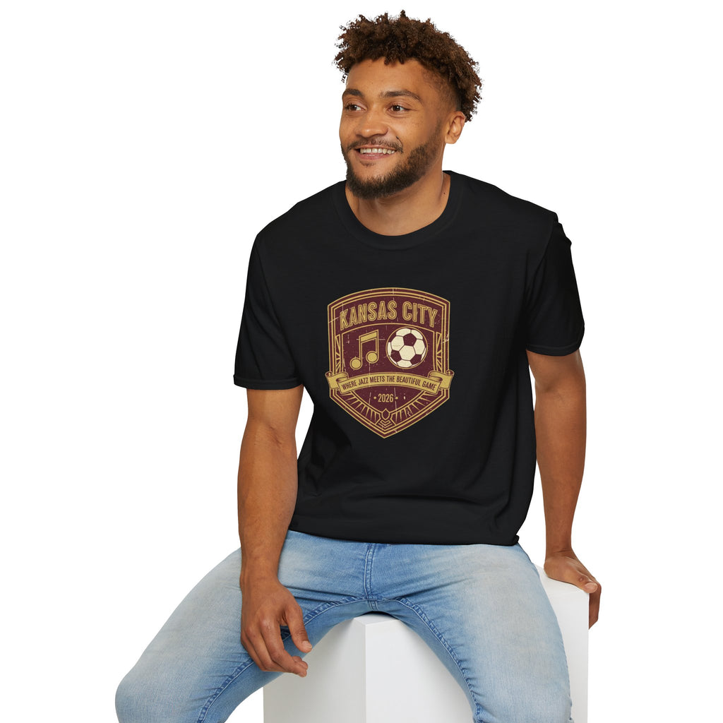 Kansas City Music & Soccer Crest T-Shirt