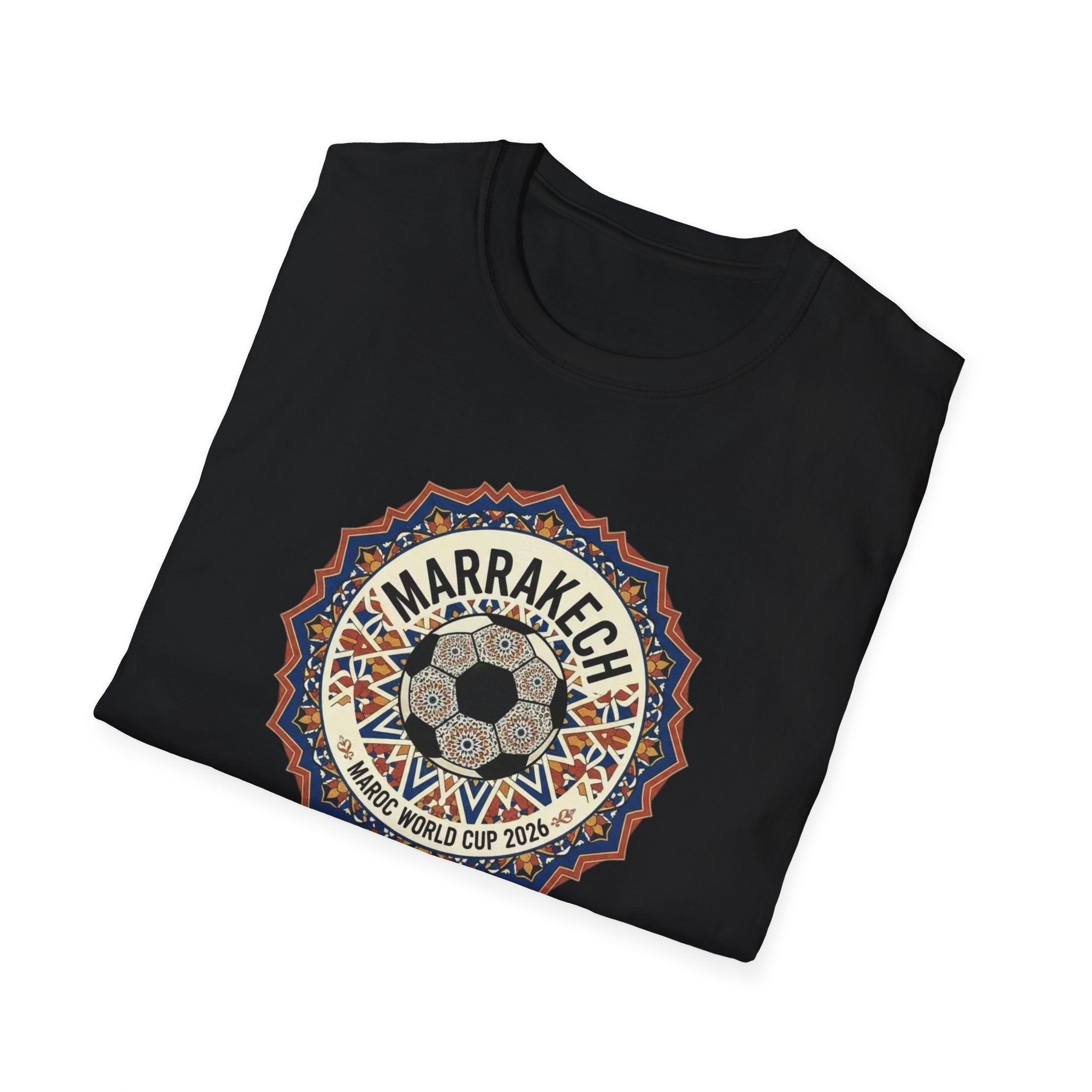 Marrakech Mosaic T-Shirt — Vintage Moroccan Mandala Travel Tee