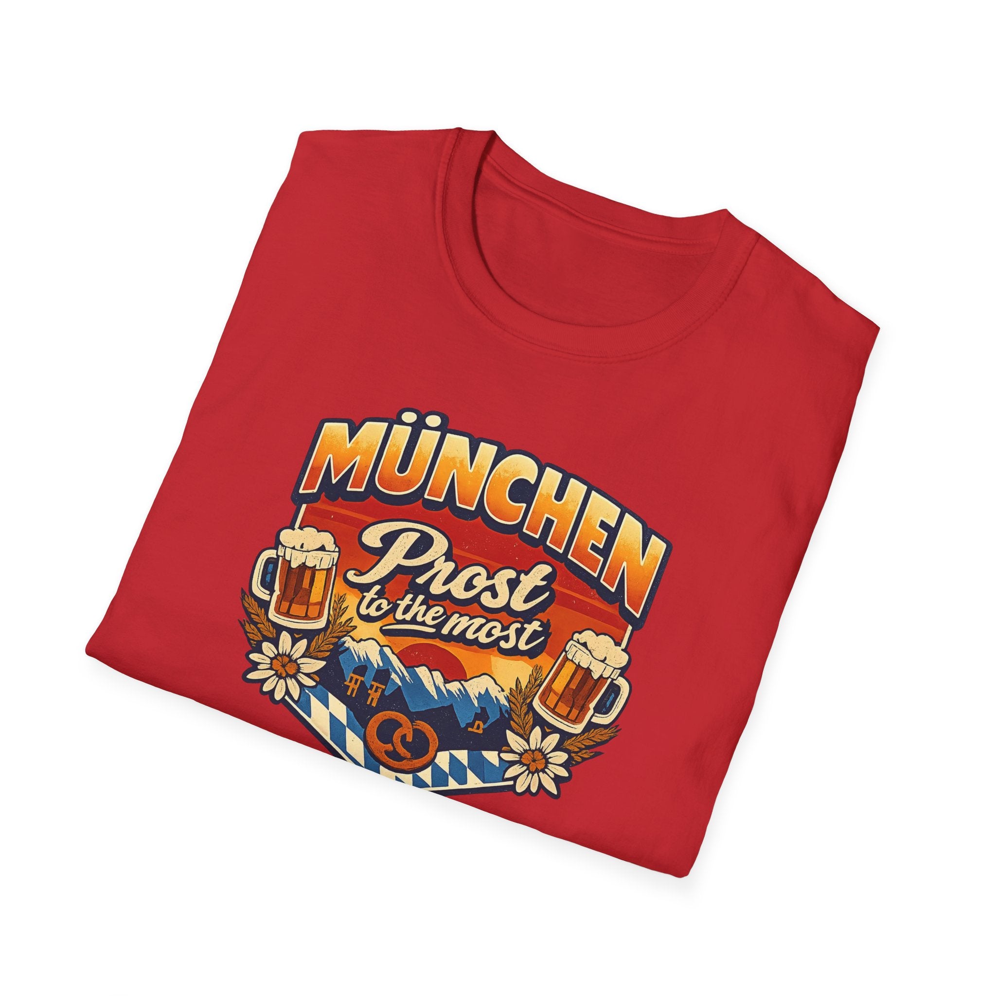 München Prost T-Shirt – Oktoberfest Beer & Pretzel Graphic Tee