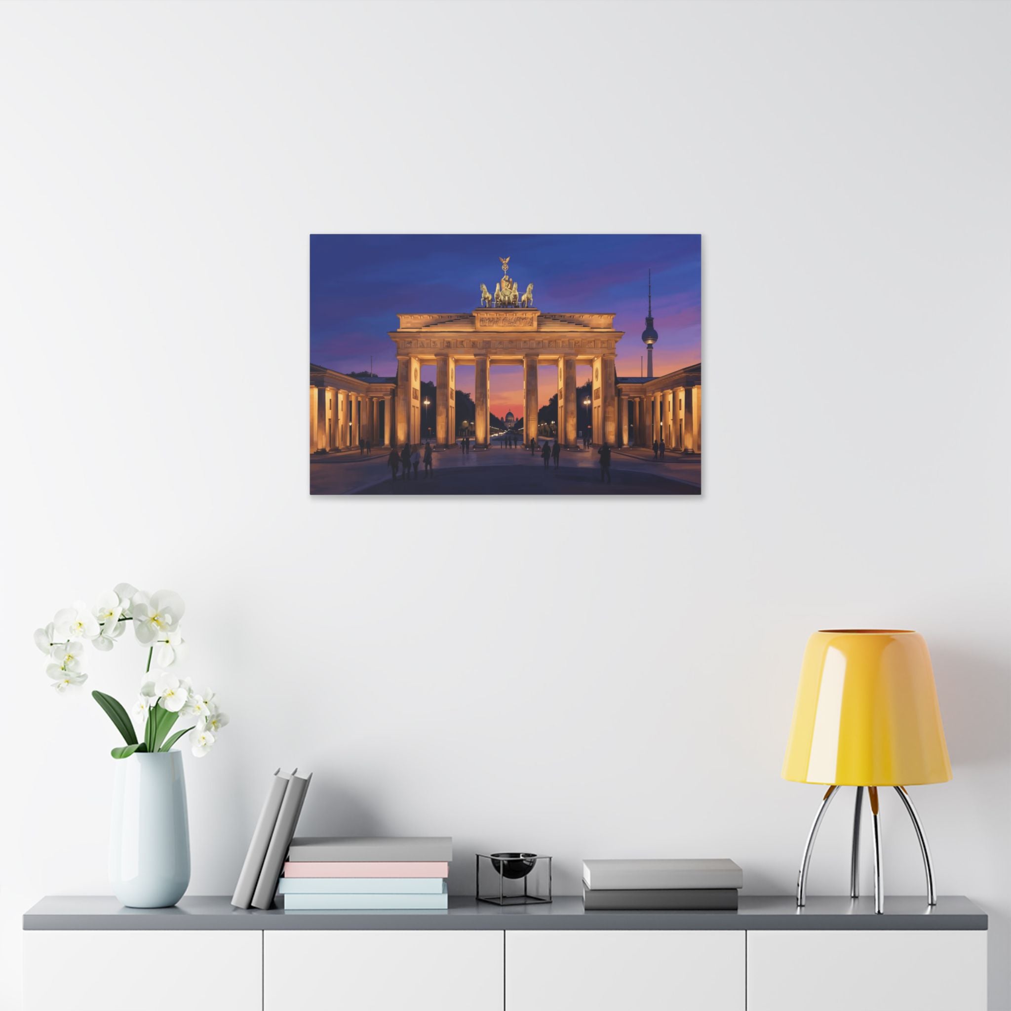 Brandenburg Gate Sunset Canvas Print