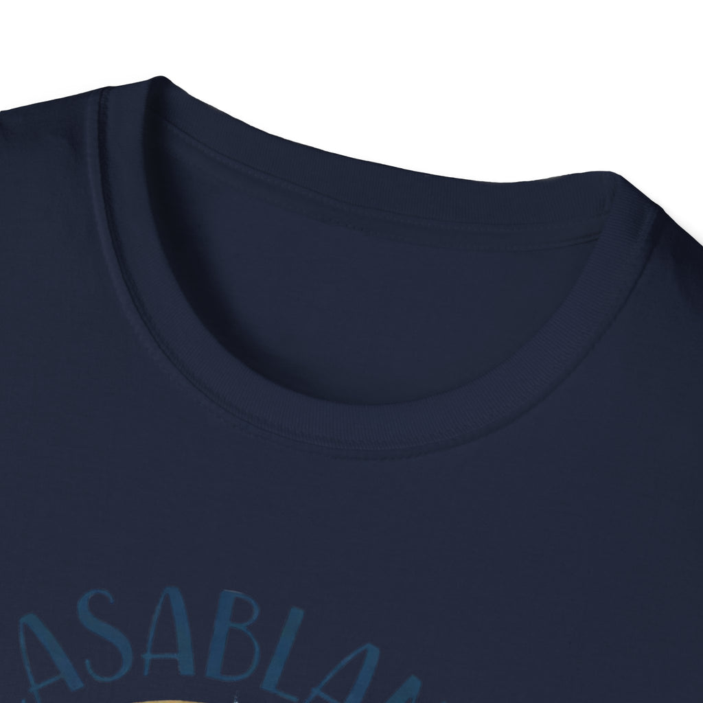 Casablanca Vintage Travel T-Shirt — Morocco World Cup 2026 Souvenir