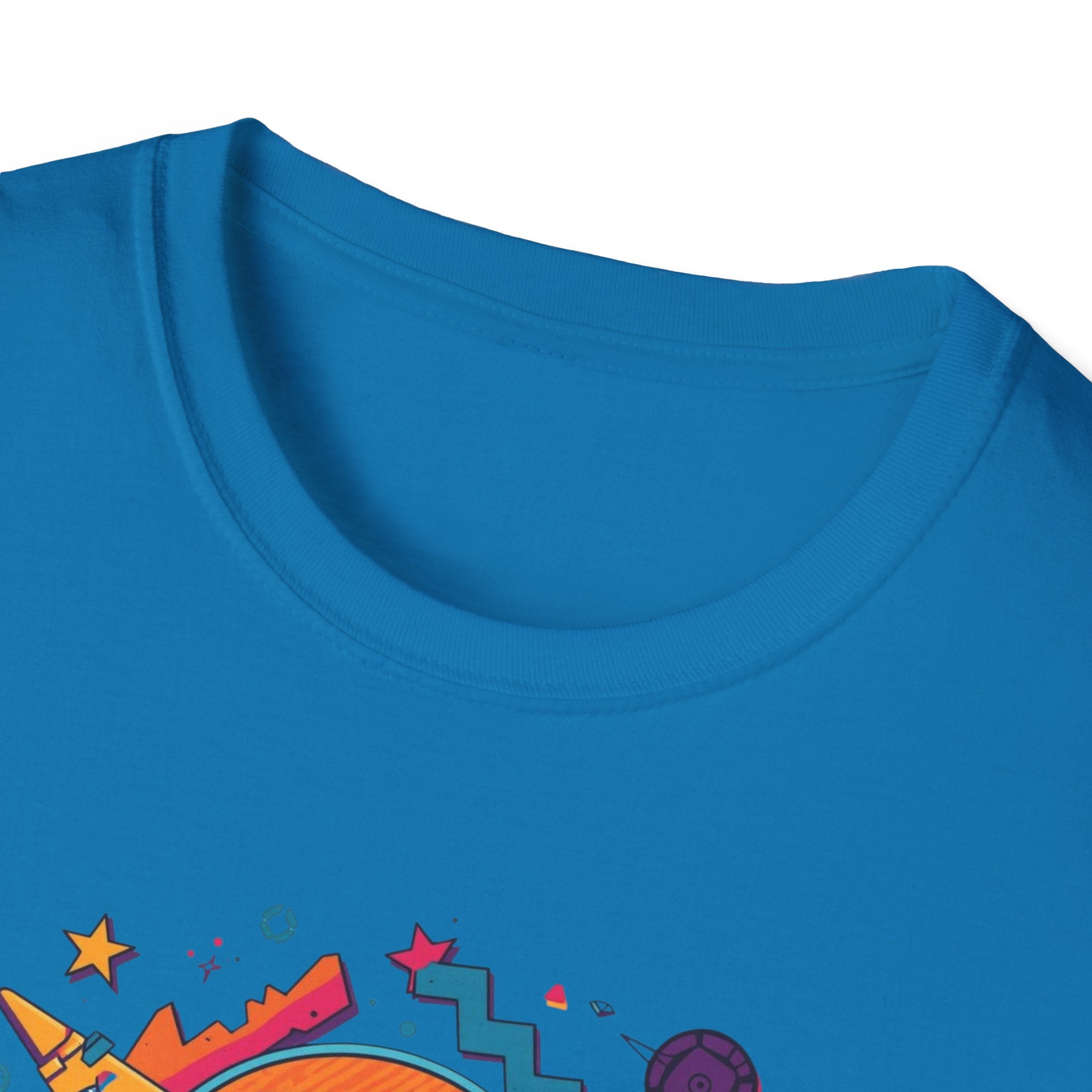 Seattle Retro Graphic T-Shirt — Colorful City Skyline Design