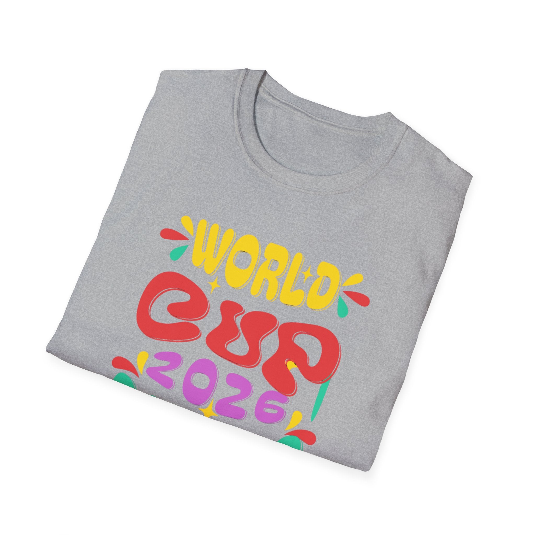 World Cup 2026 Dallas T-Shirt — Colorful Retro Soccer Fan Tee