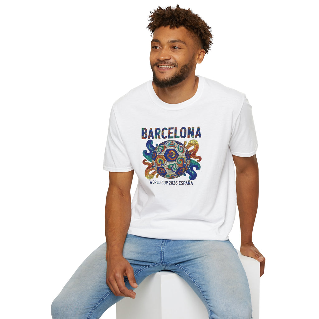 Barcelona Octopus T-Shirt — World Cup España 2026 Soccer Fan Tee