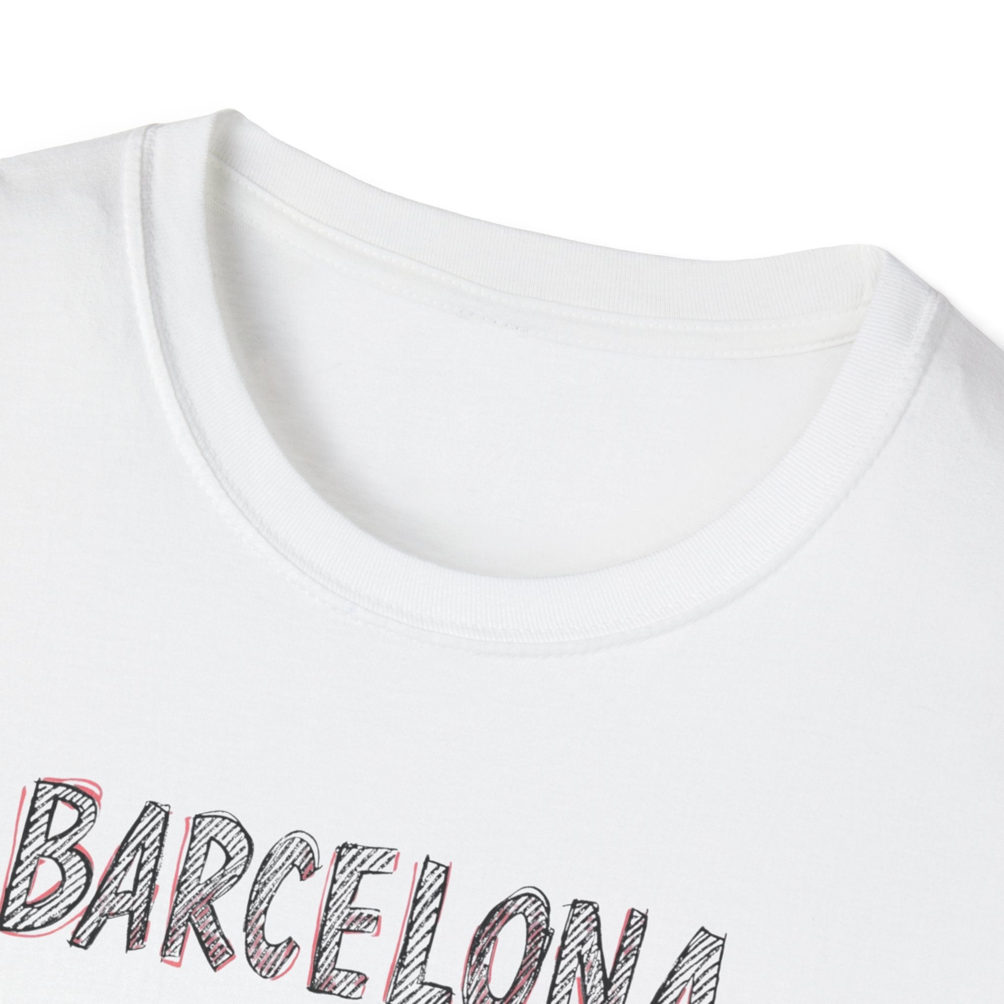 Barcelona Est. 15 B.C. T-Shirt – Vintage Travel Tee with "Art is our language" Script
