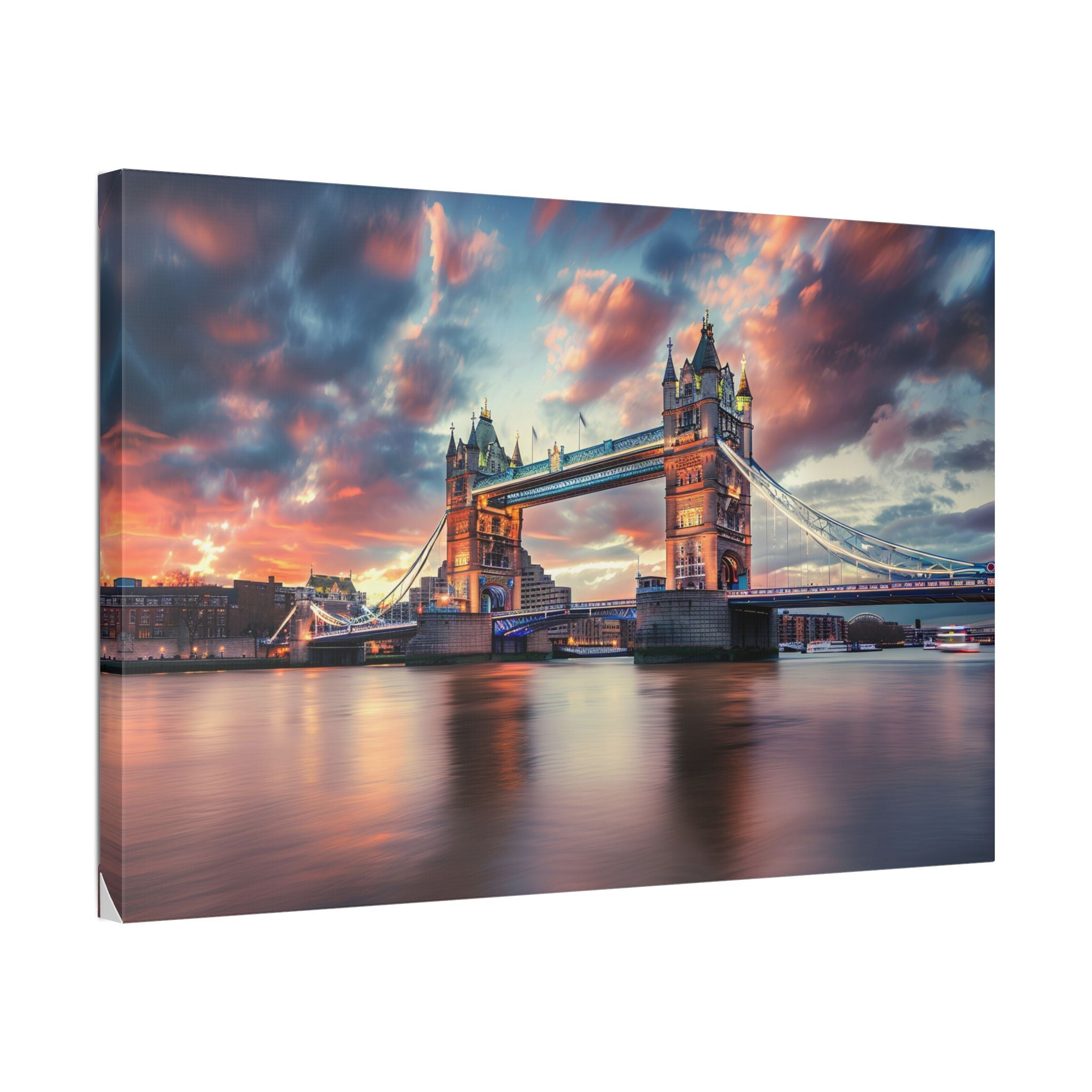 Tower Bridge Sunset Canvas
