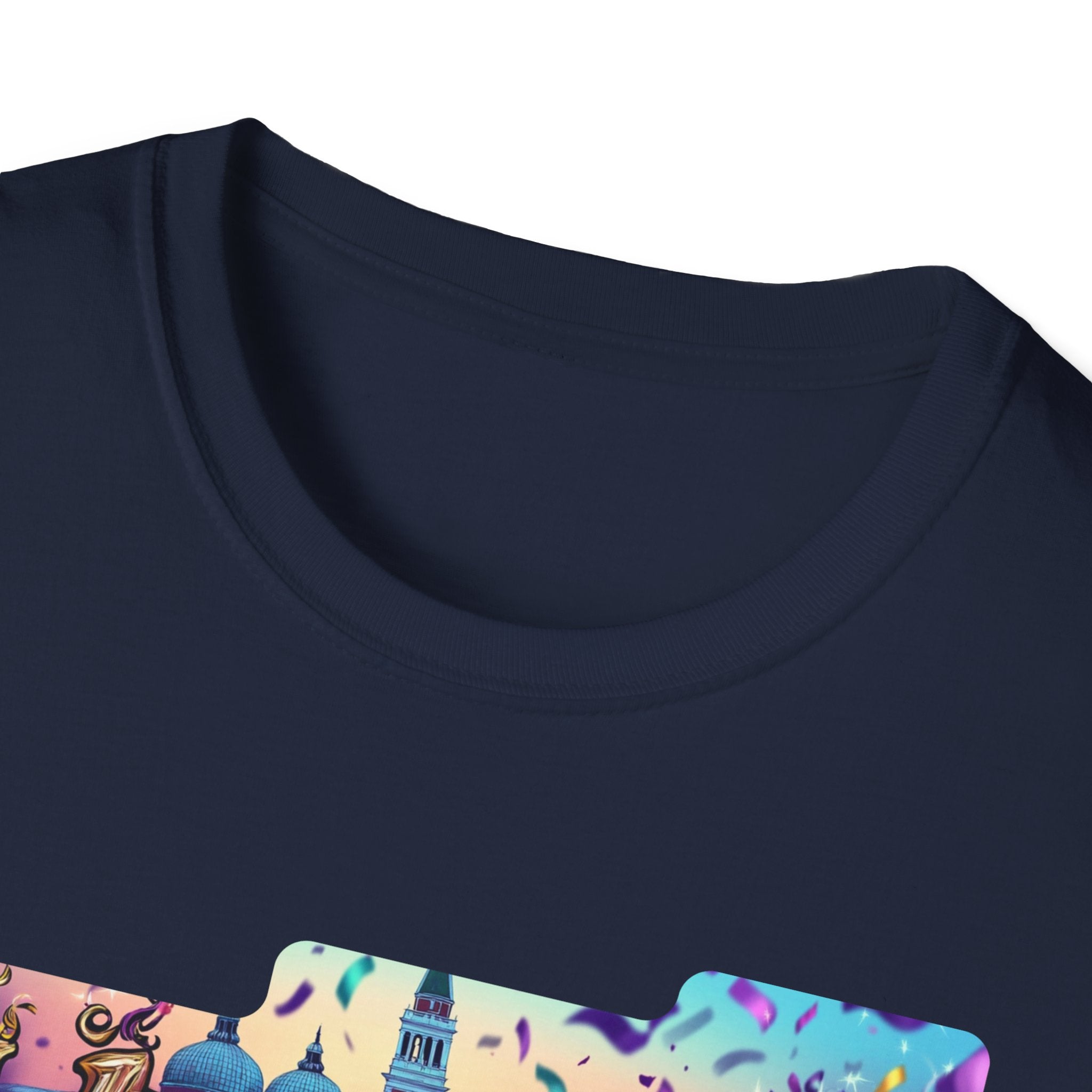 Venice Retro Neon Block T-Shirt | City Travel Souvenir