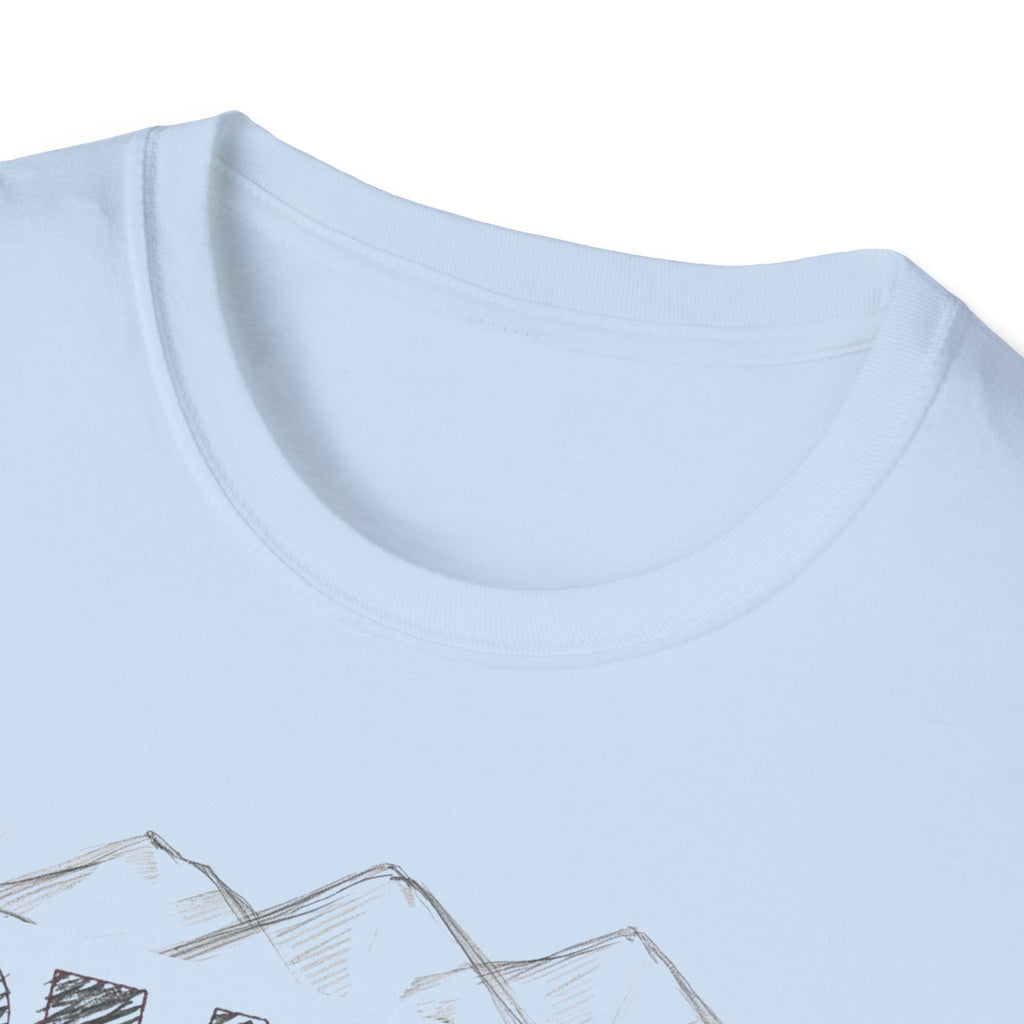 Seattle Mountains T-Shirt — "Where mountains meet the mind" Vintage City Tee