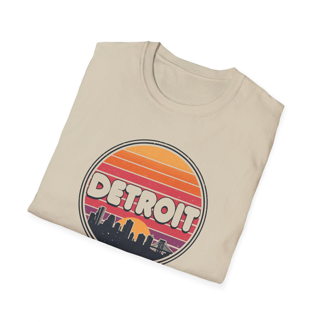 Detroit Sunset Skyline T-Shirt