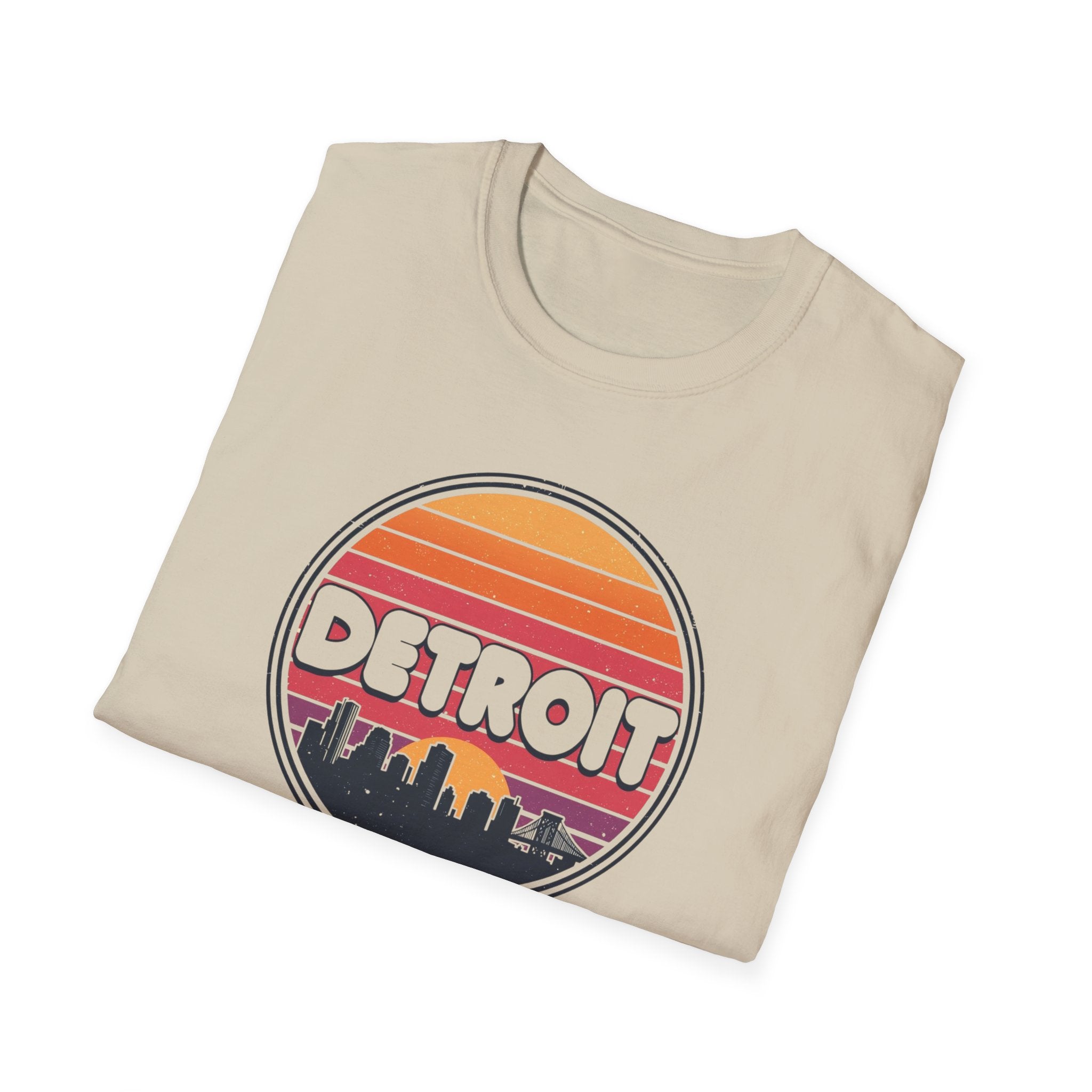 Detroit Sunset Skyline T-Shirt
