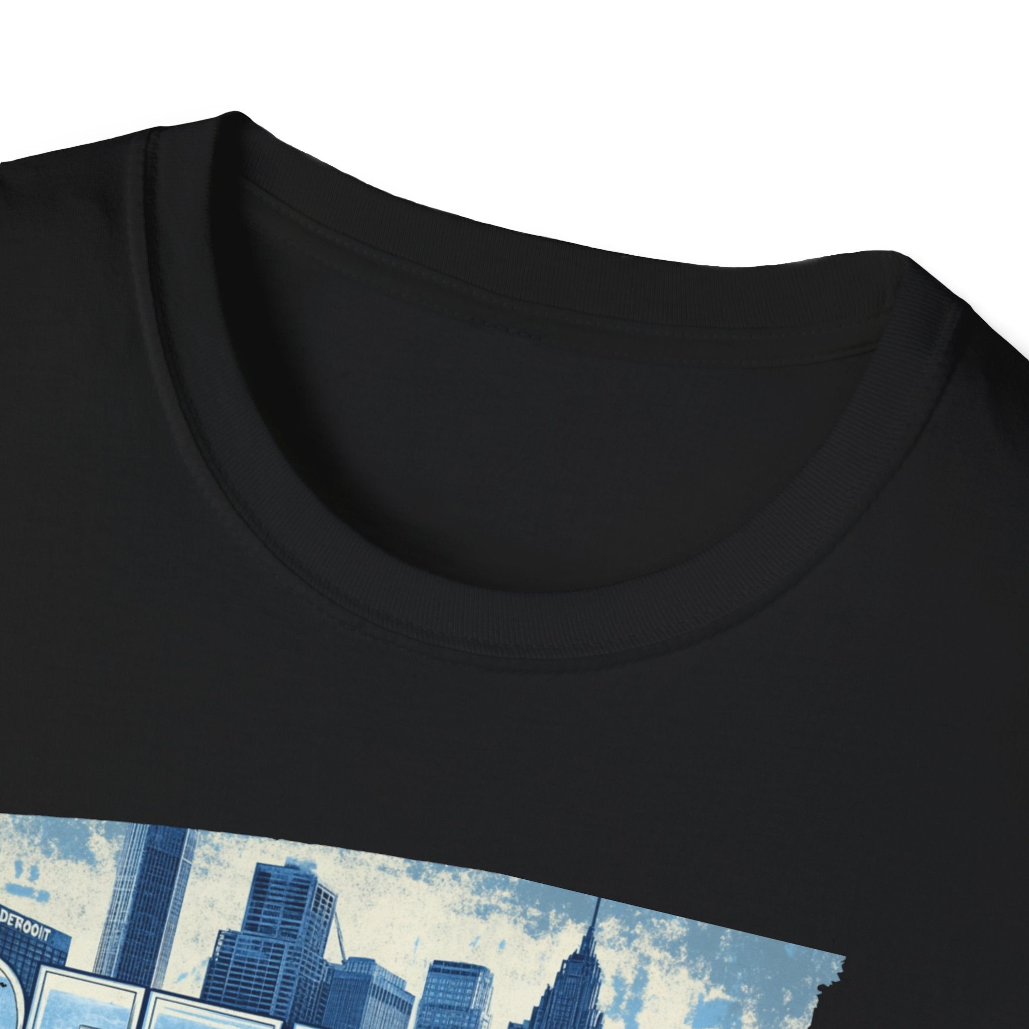 Detroit Skyline Graphic Tee | Detroit City Map, Urban Motor City