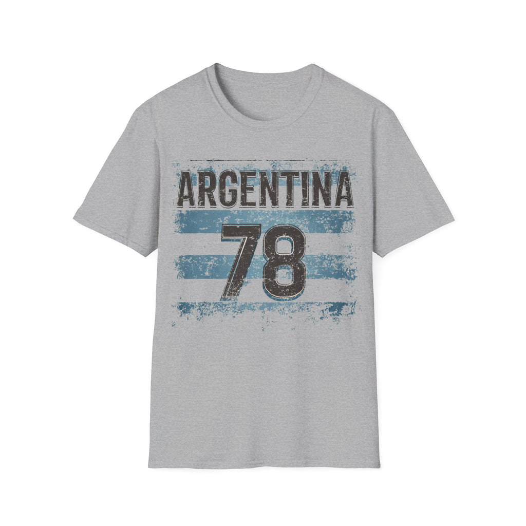 Argentina 78 T-Shirt | Vintage Stripes Soccer Jersey Style