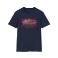 Venice skyline text T-Shirt | Venice Italy cityscape, neon travel tee