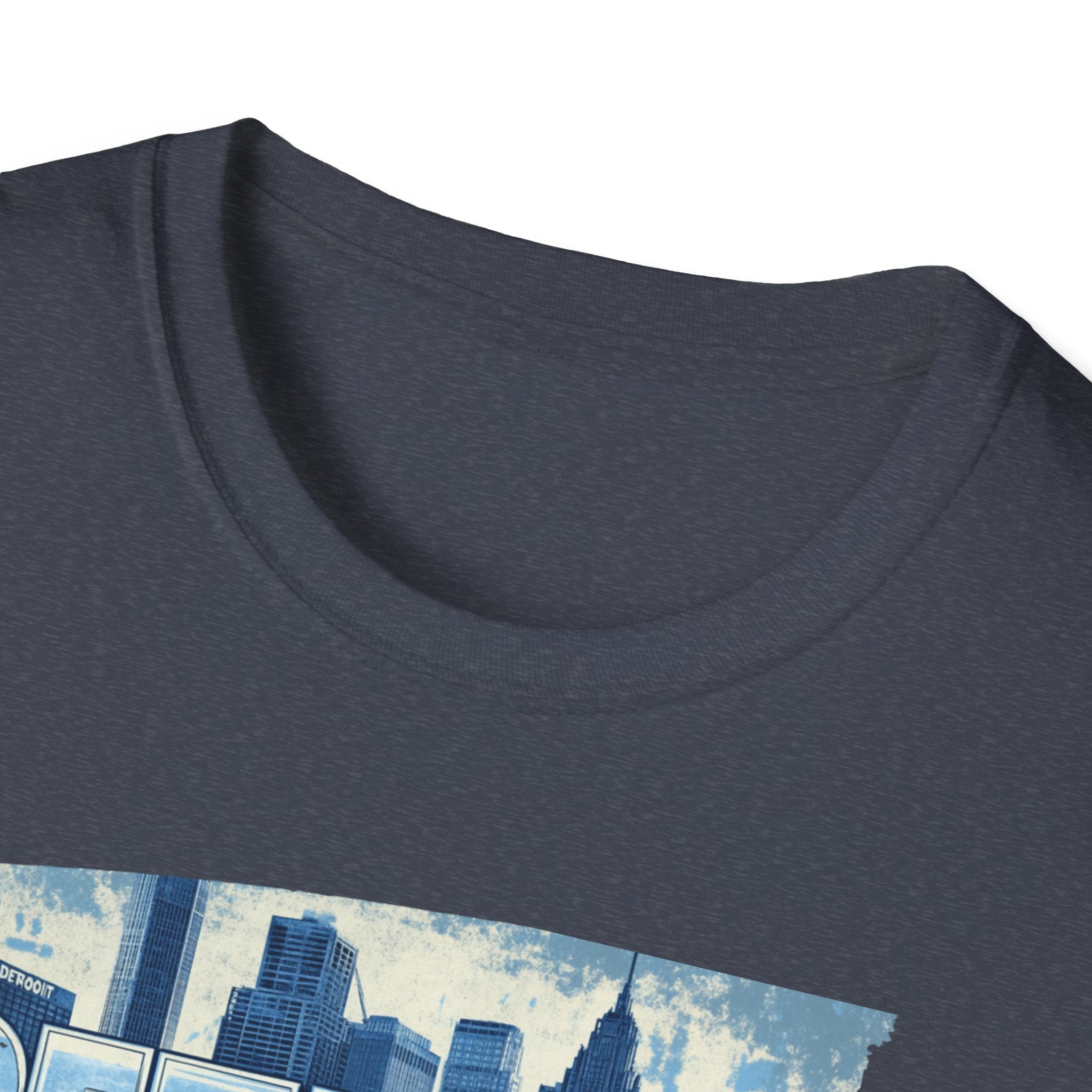 Detroit Skyline Graphic Tee | Detroit City Map, Urban Motor City