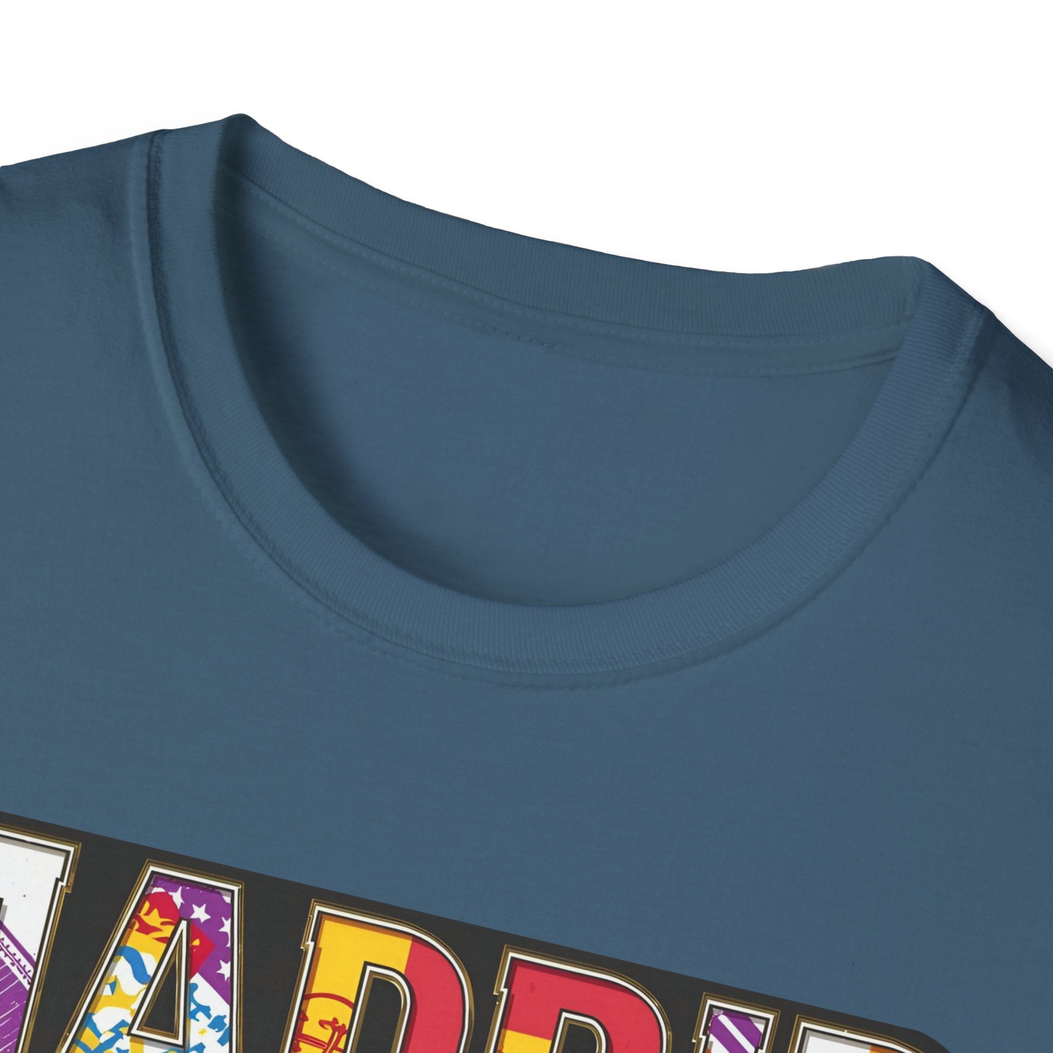 Madrid Colorful Lettering T-Shirt | City Typography Travel Shirt