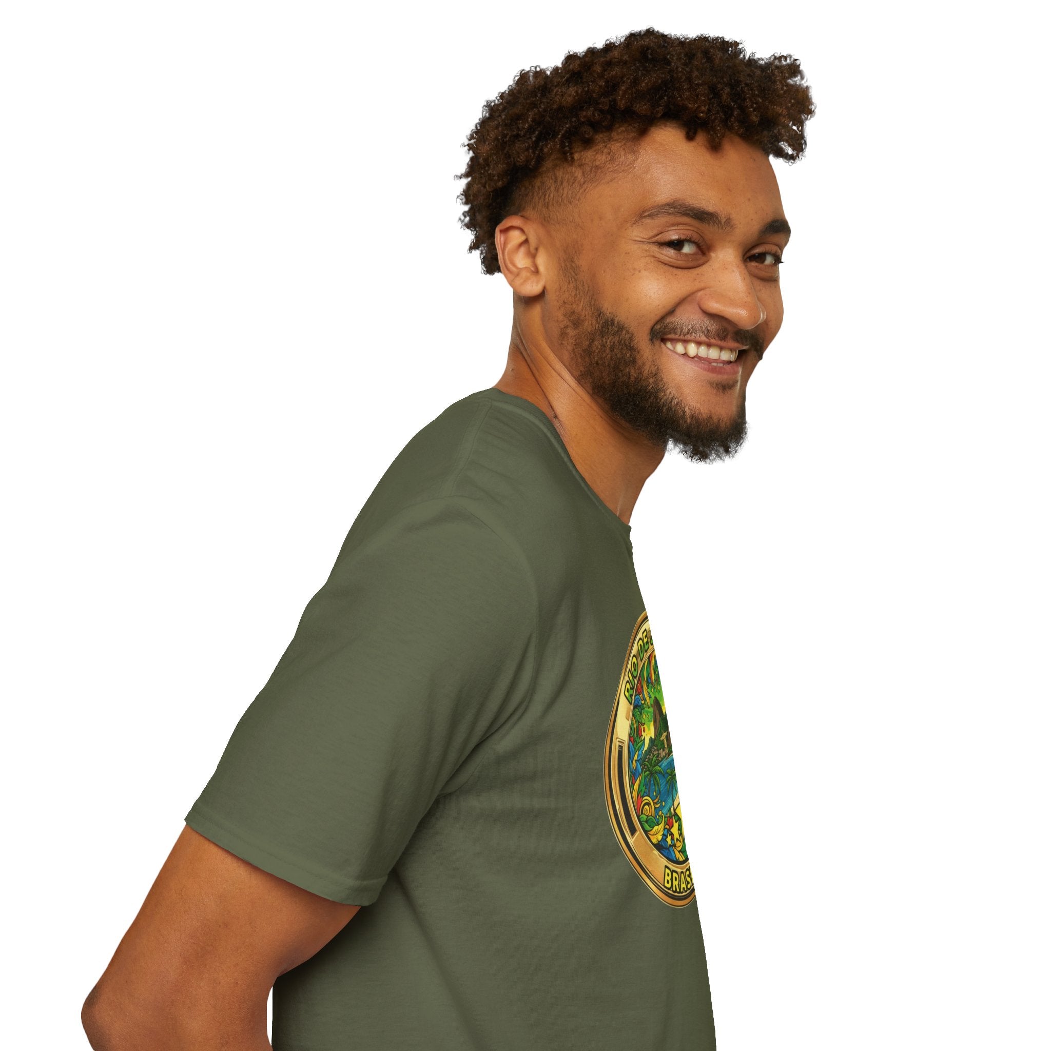 Rio de Janeiro Brazil Travel T-Shirt World Cup 2026 — Vintage Tropical Beach Badge