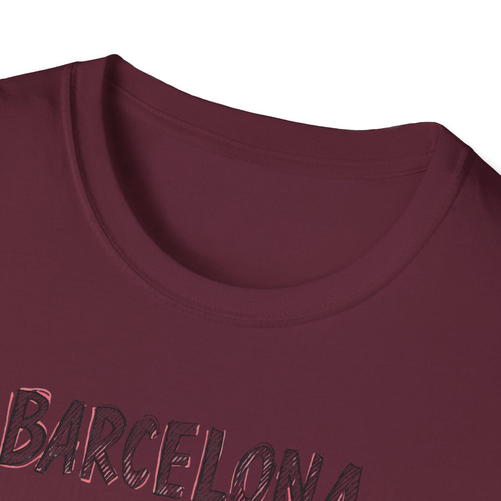 Barcelona Est. 15 B.C. T-Shirt – Vintage Travel Tee with "Art is our language" Script