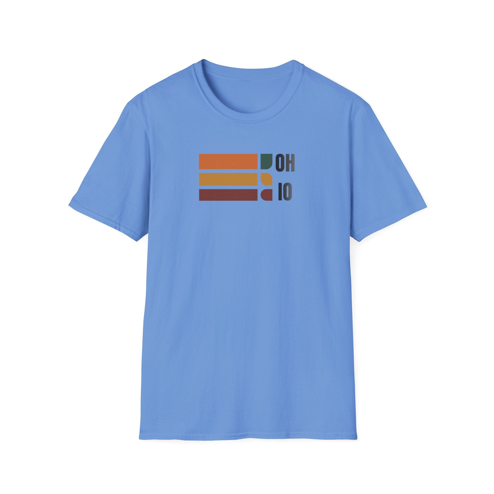Ohio State Outline Stripes T-Shirt | Retro Buckeye Pride