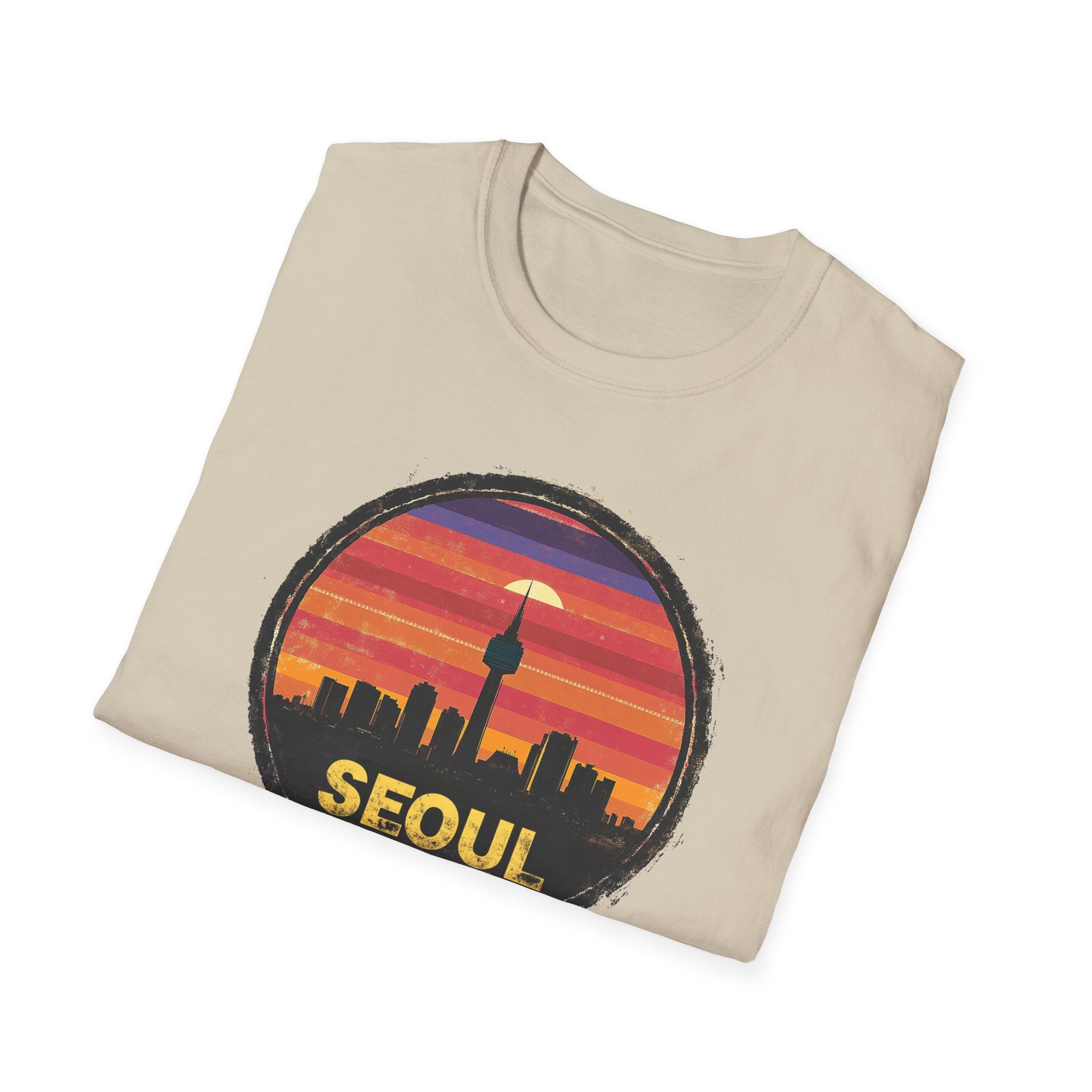 Seoul Sunset Skyline T-Shirt