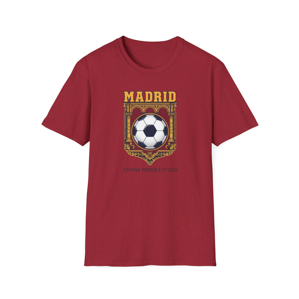 Madrid World Cup Soccer T-Shirt — España World Cup 2026 Graphic Tee