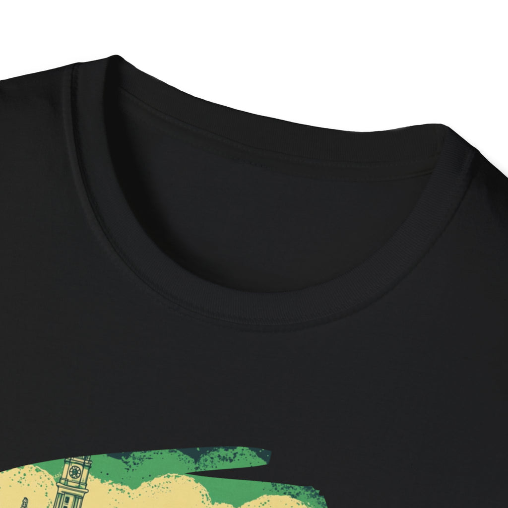 Dublin skyline brushstroke T-Shirt | Ireland travel city tee