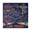 Las Vegas Neon Signs Canvas