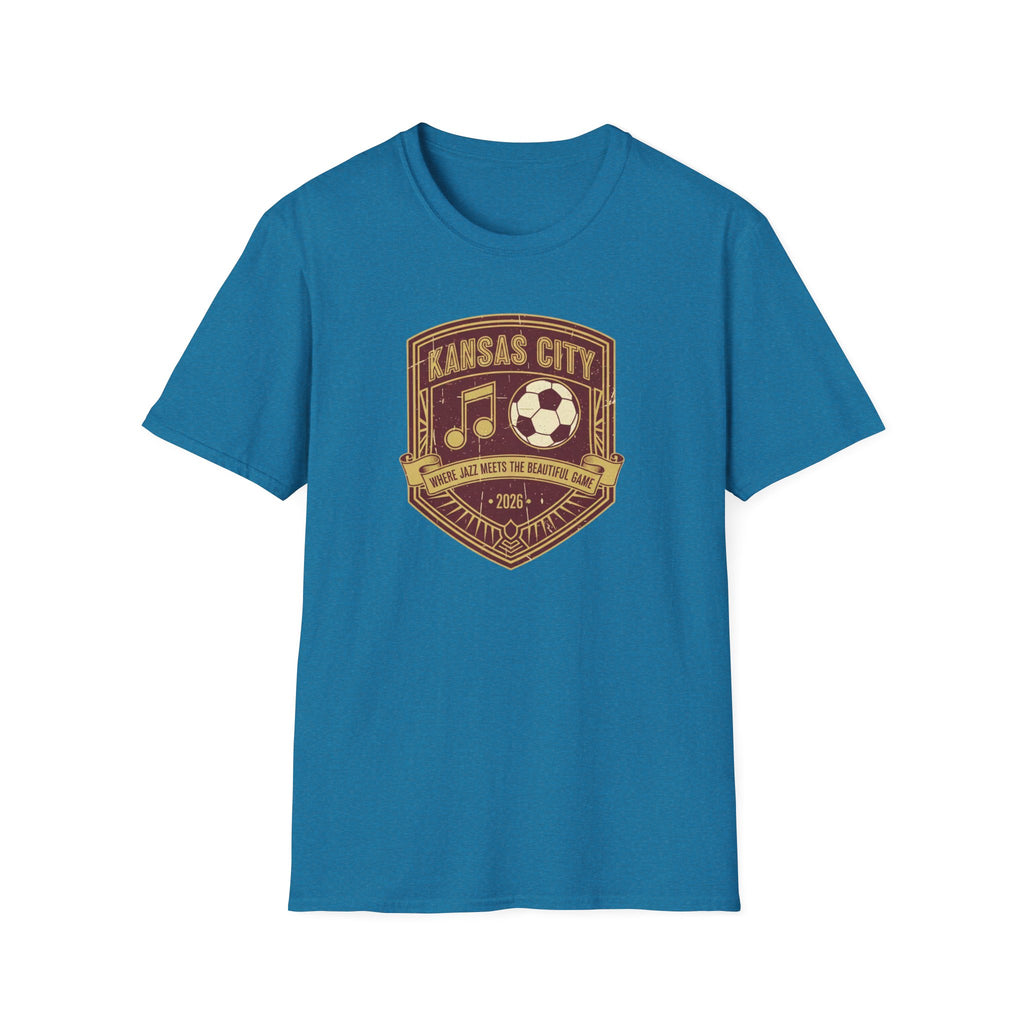 Kansas City Music & Soccer Crest T-Shirt