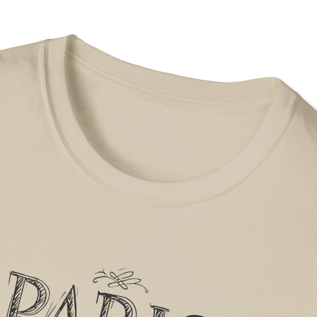 Paris Vintage Script T‑Shirt — "Dream in Every Direction"