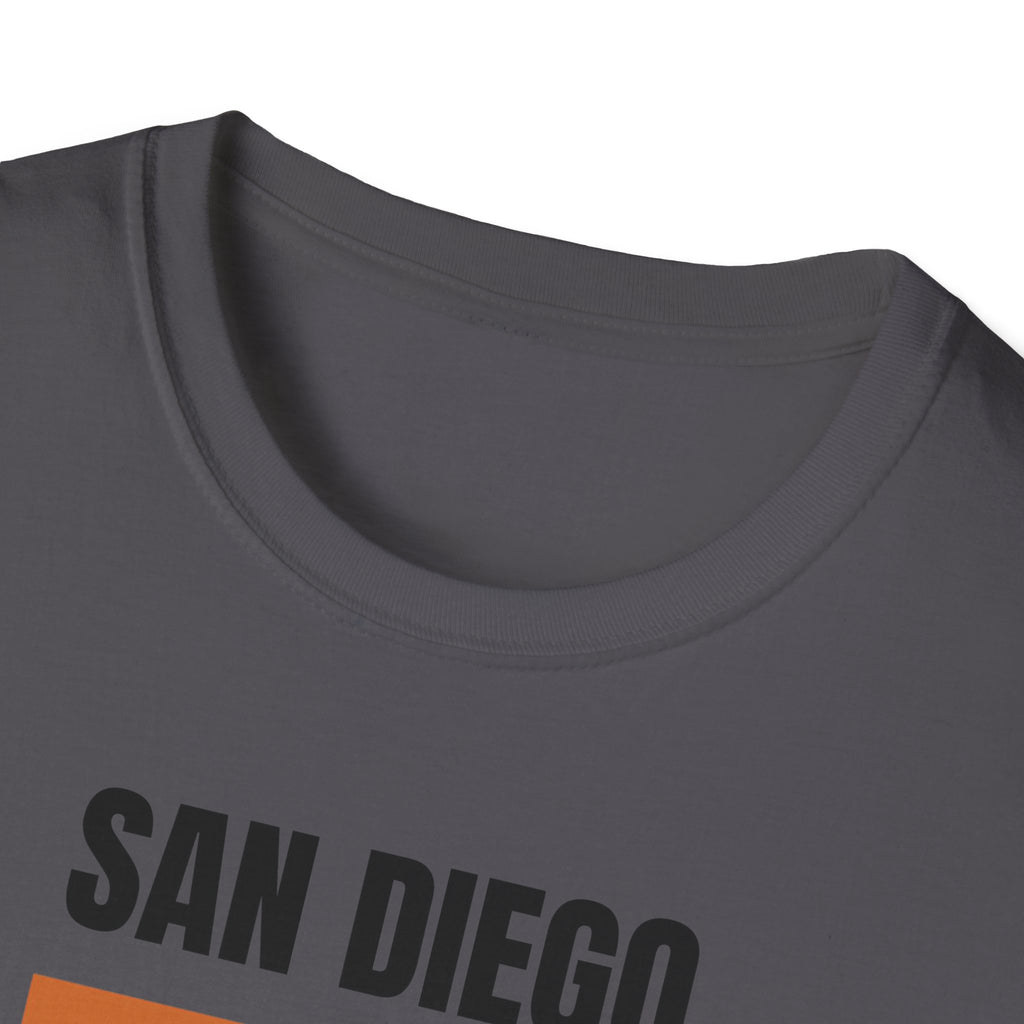 San Diego Retro Stripes T-Shirt | Vintage Sunset City Design