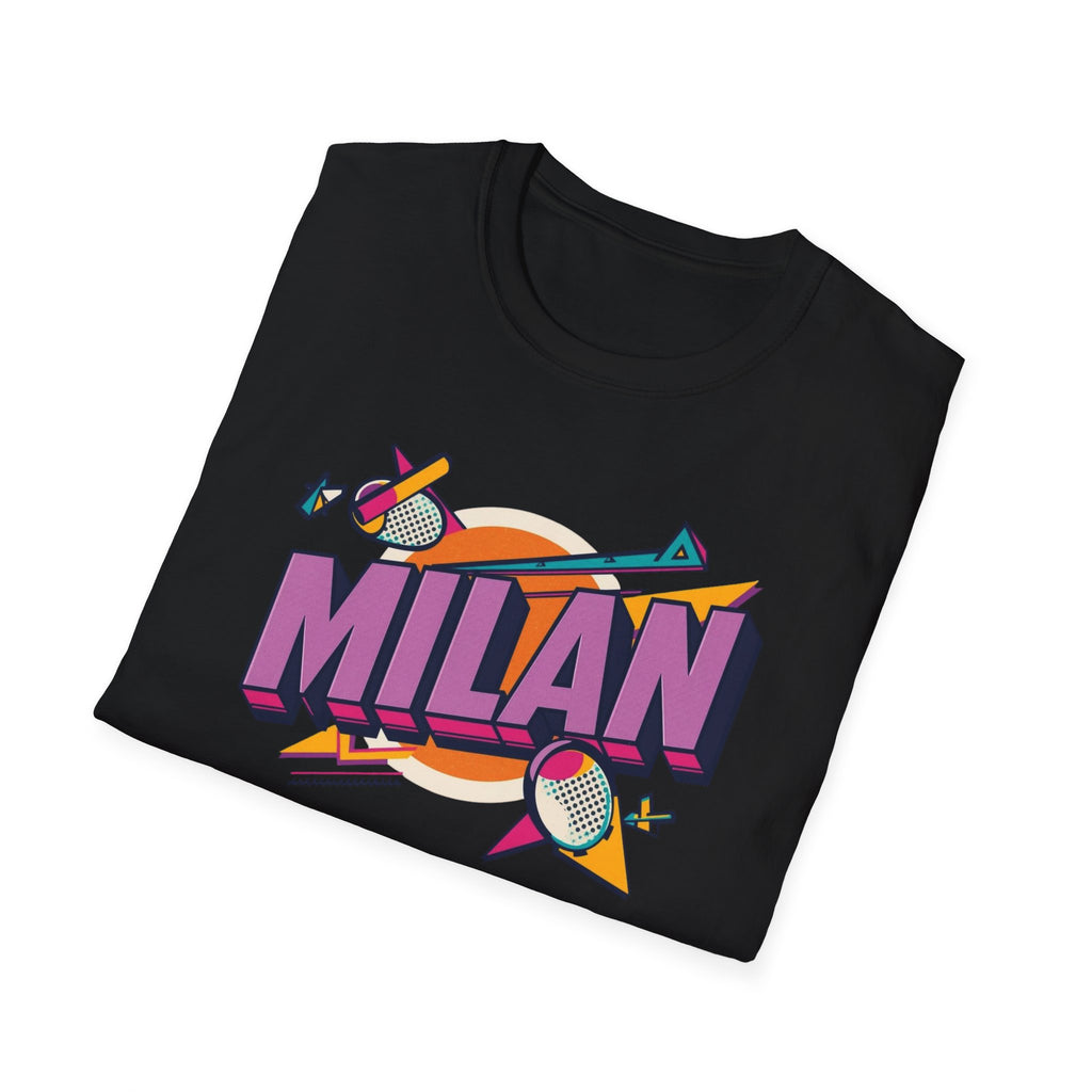 Milan Retro Graphic T-Shirt — 80s Pop Art City Design