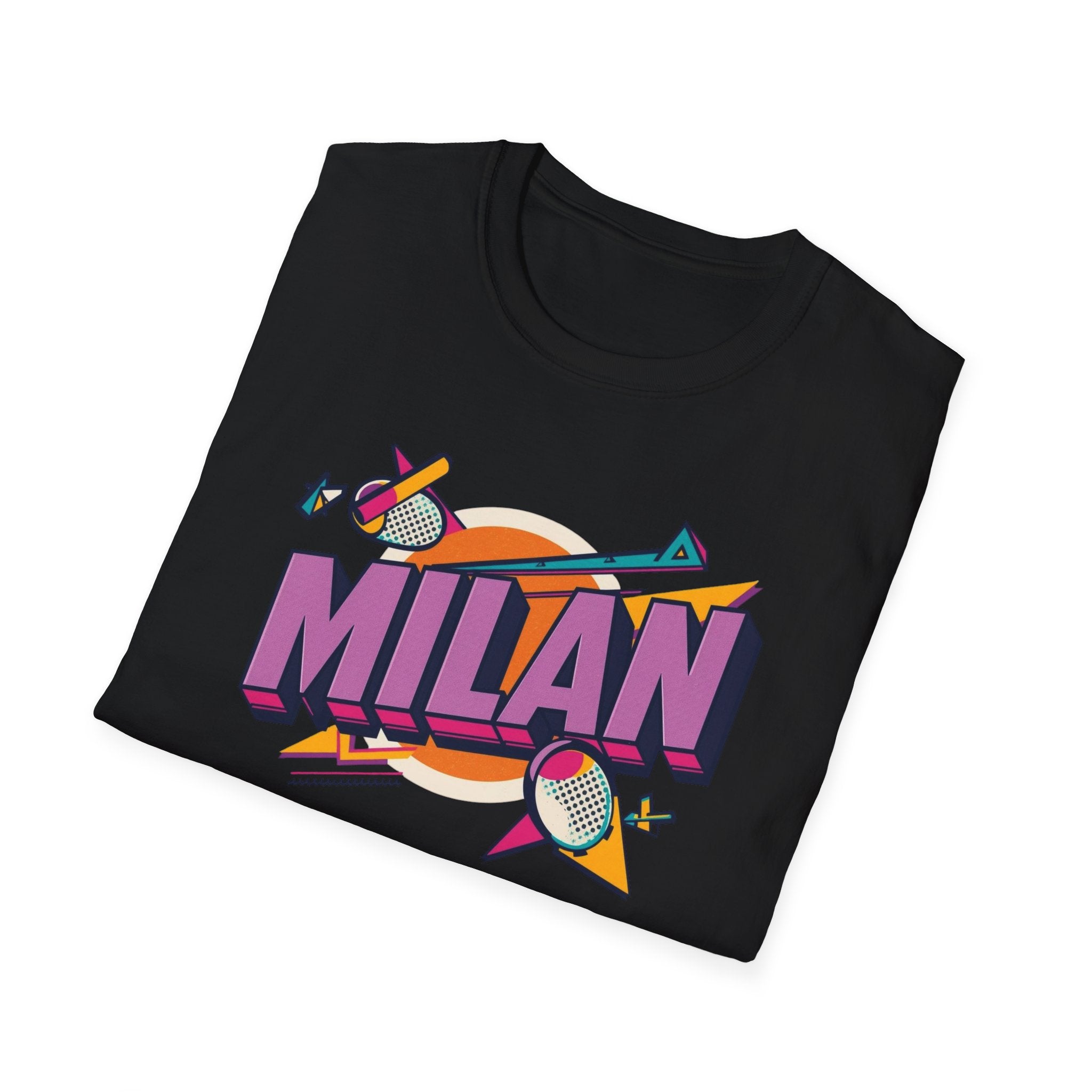 Milan Retro Graphic T-Shirt — 80s Pop Art City Design