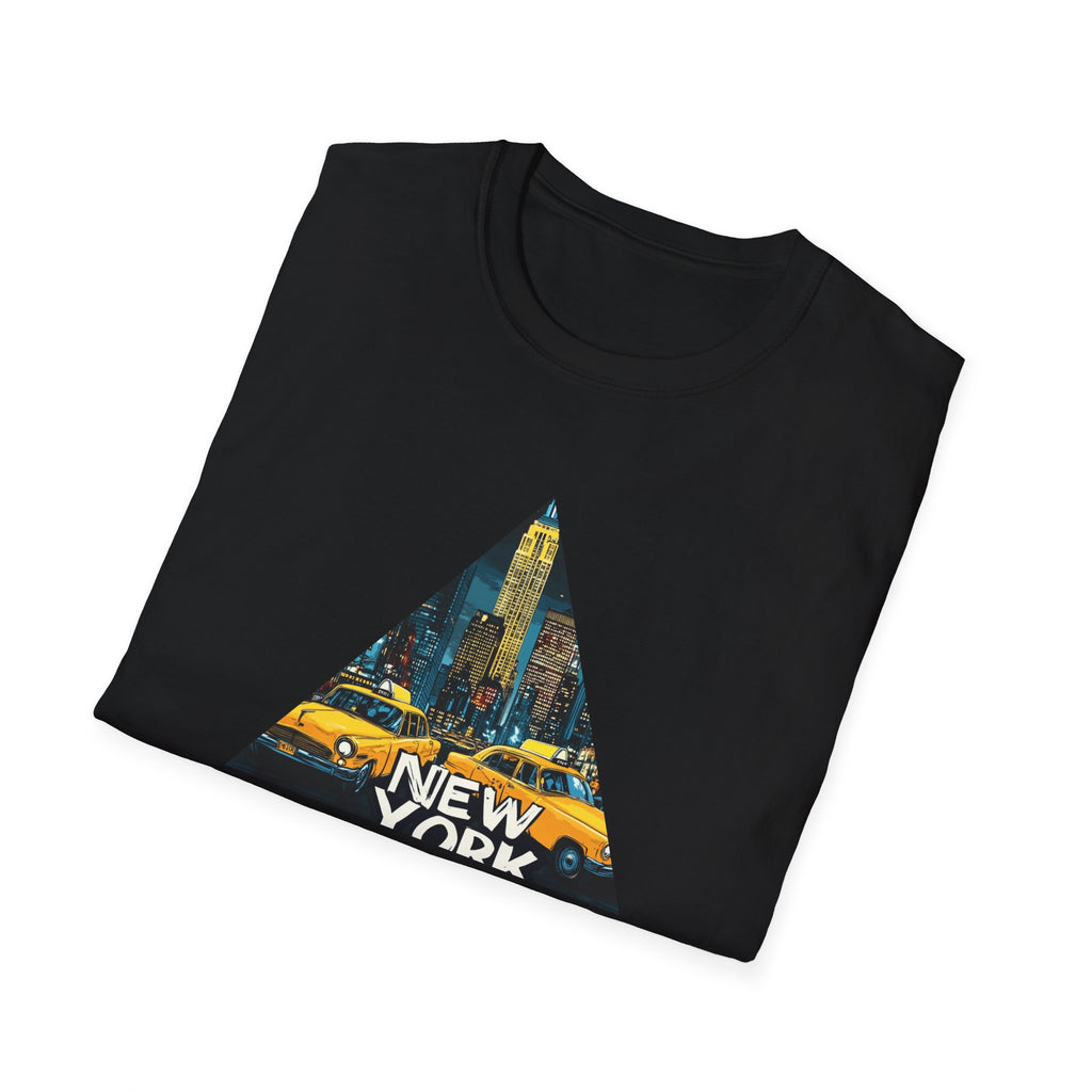 New York City Taxi Triangle T-Shirt | NYC Skyline Graphic Tee