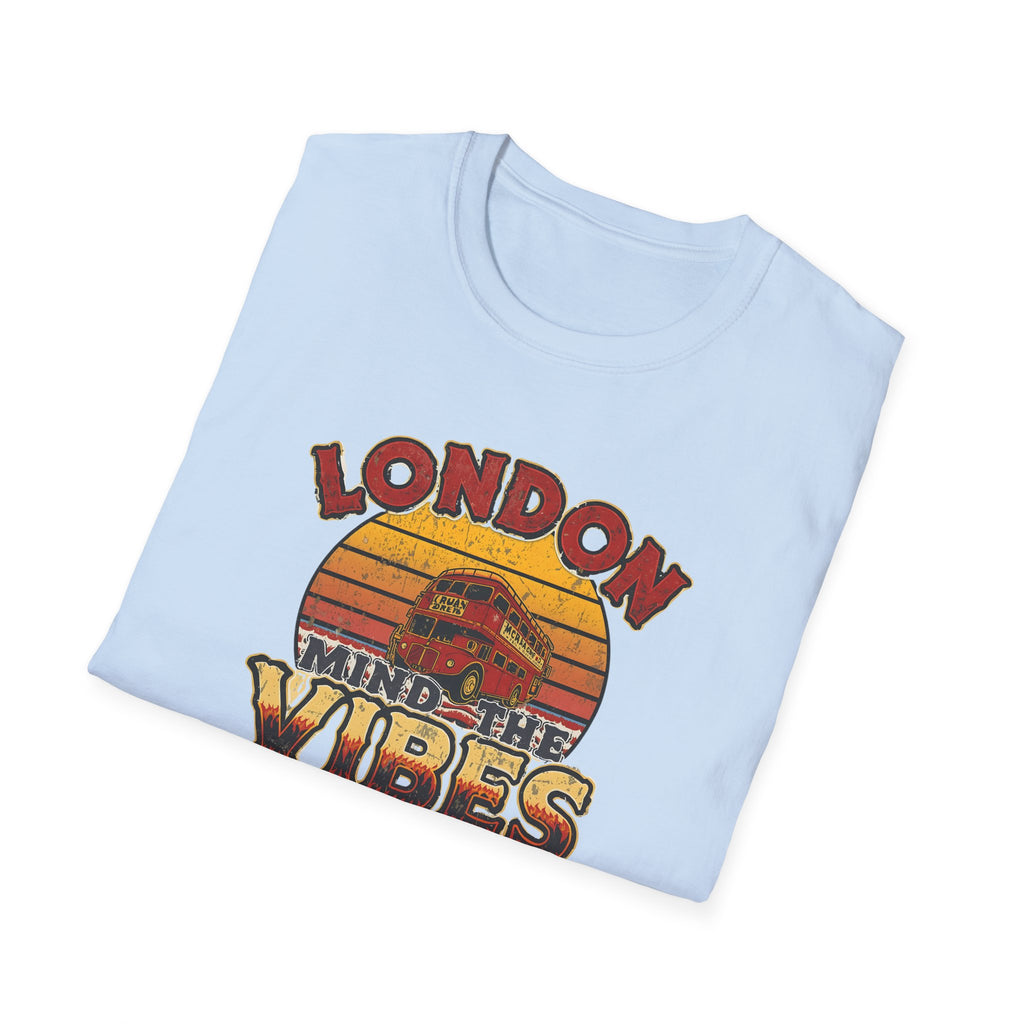 London Vibes T-Shirt — Retro "Mind the Vibes" Graphic Tee