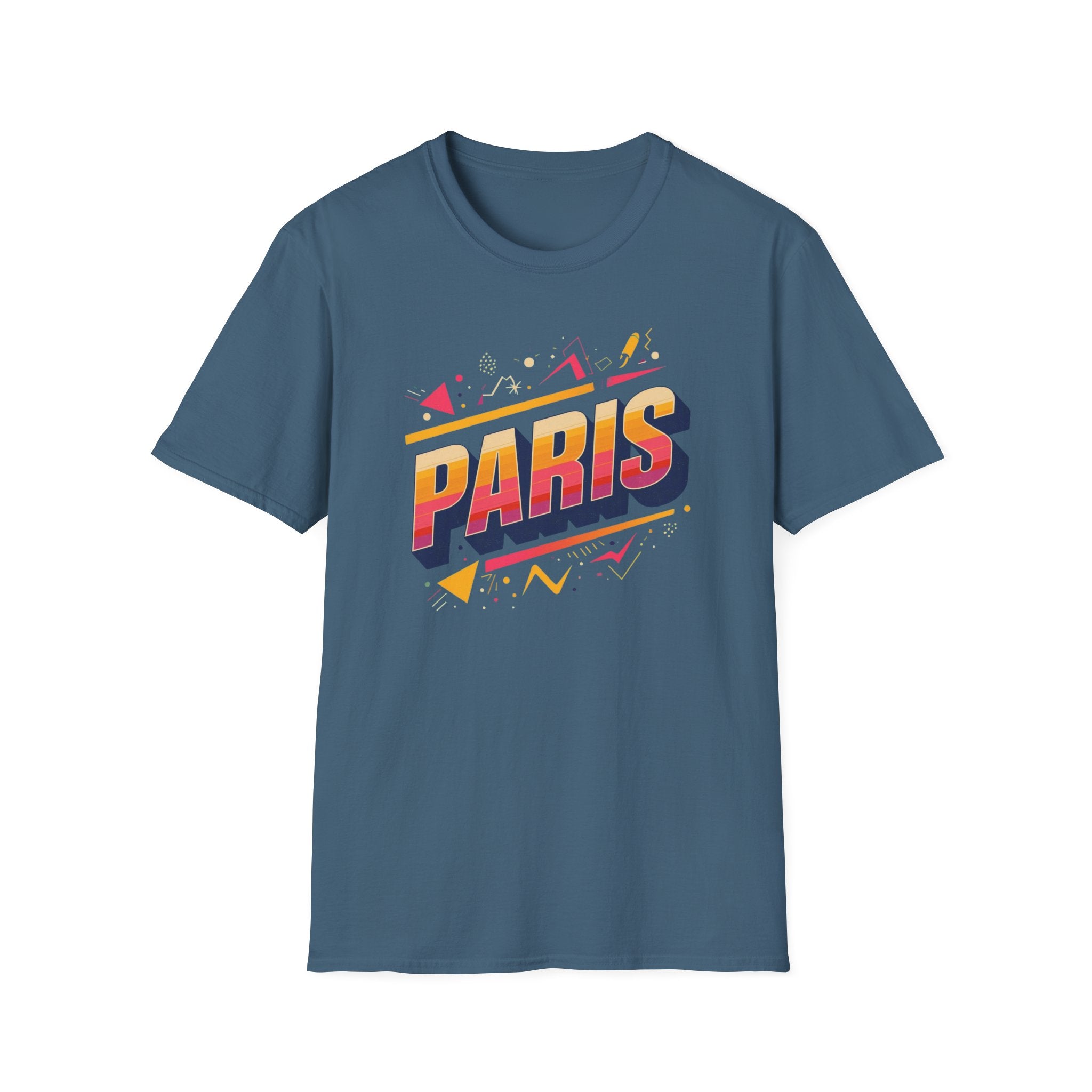 Paris Retro Graphic T-Shirt — Vintage 80s Style Travel Tee