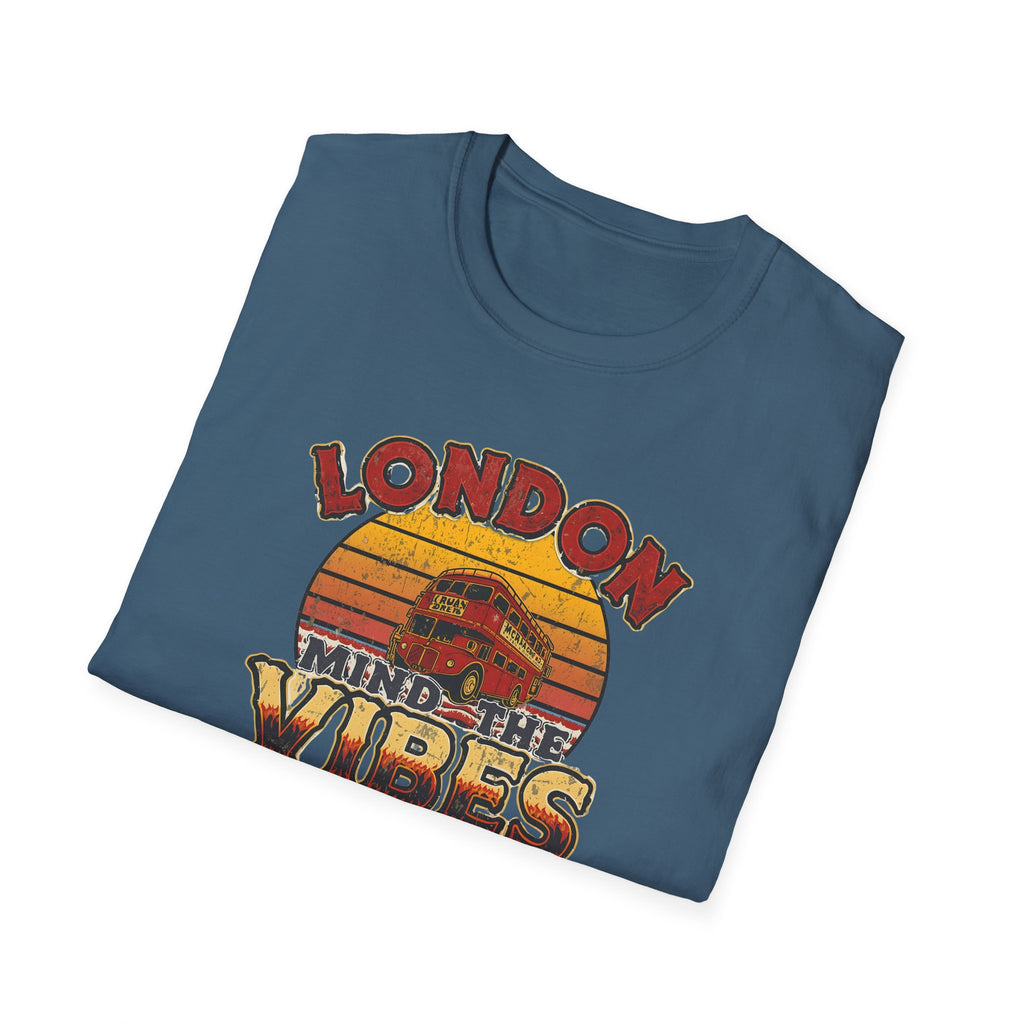 London Vibes T-Shirt — Retro "Mind the Vibes" Graphic Tee