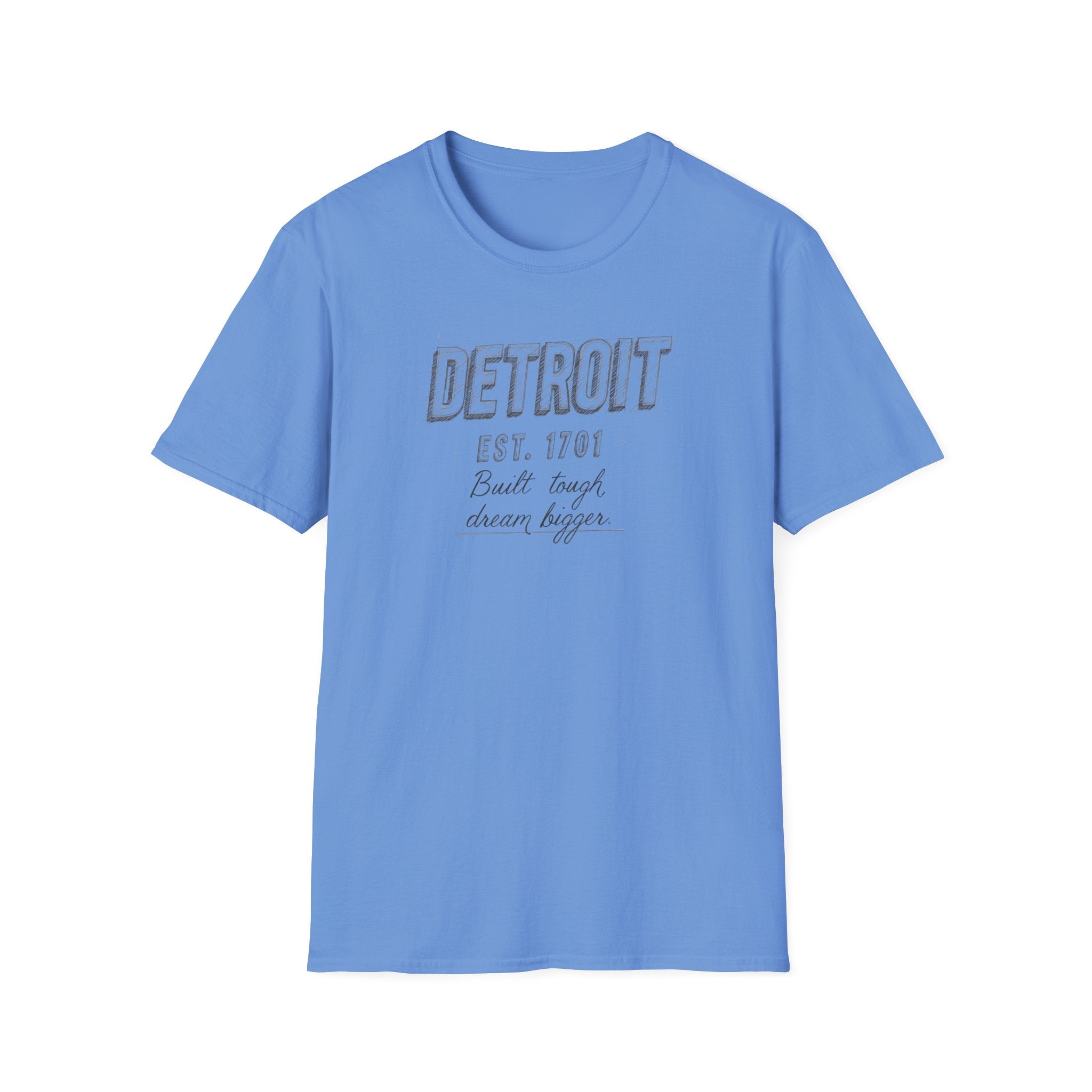 Detroit Vintage Graphic T-Shirt — "Detroit Est. 1701" City Pride Tee