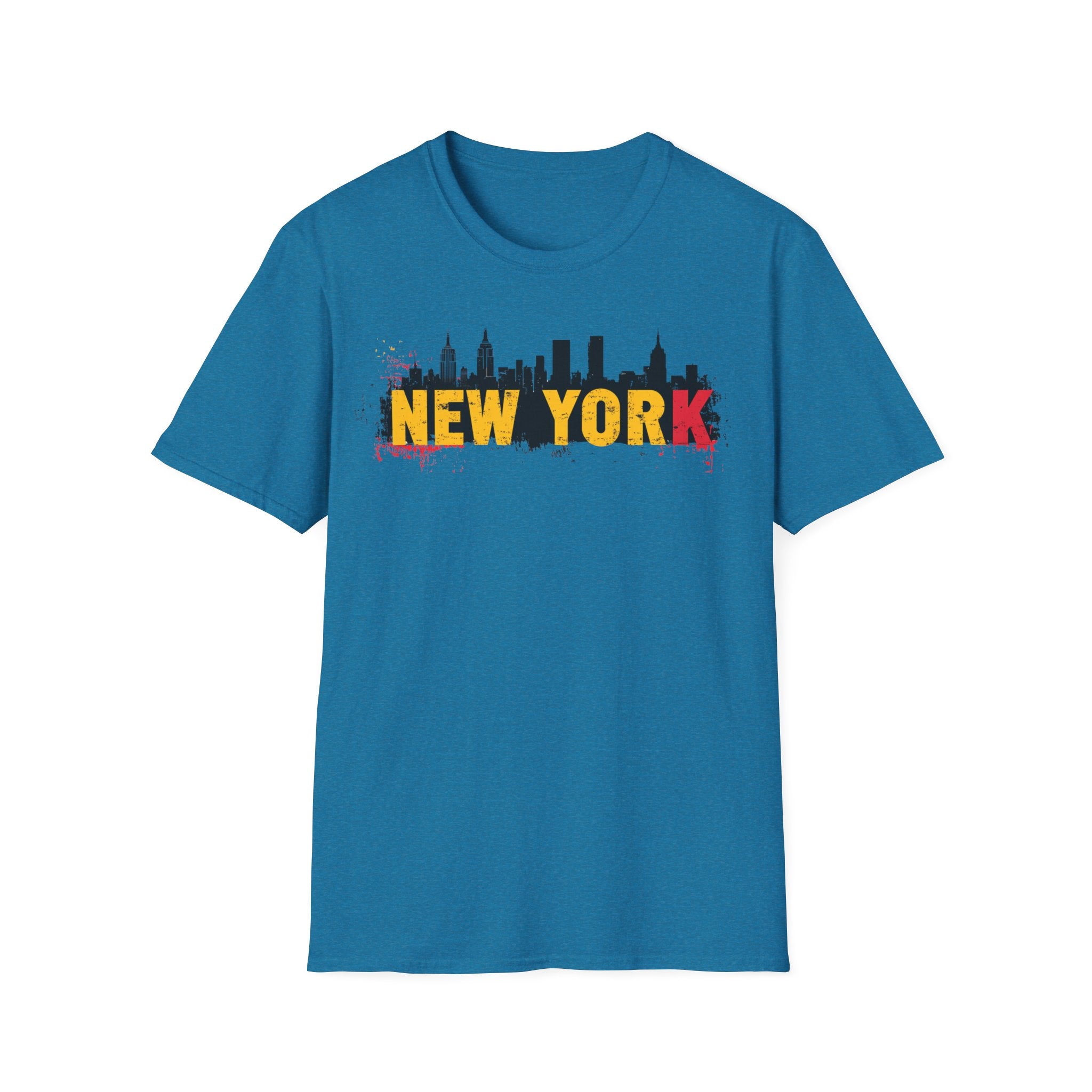 New York skyline graffiti T-Shirt | NYC skyline urban street art
