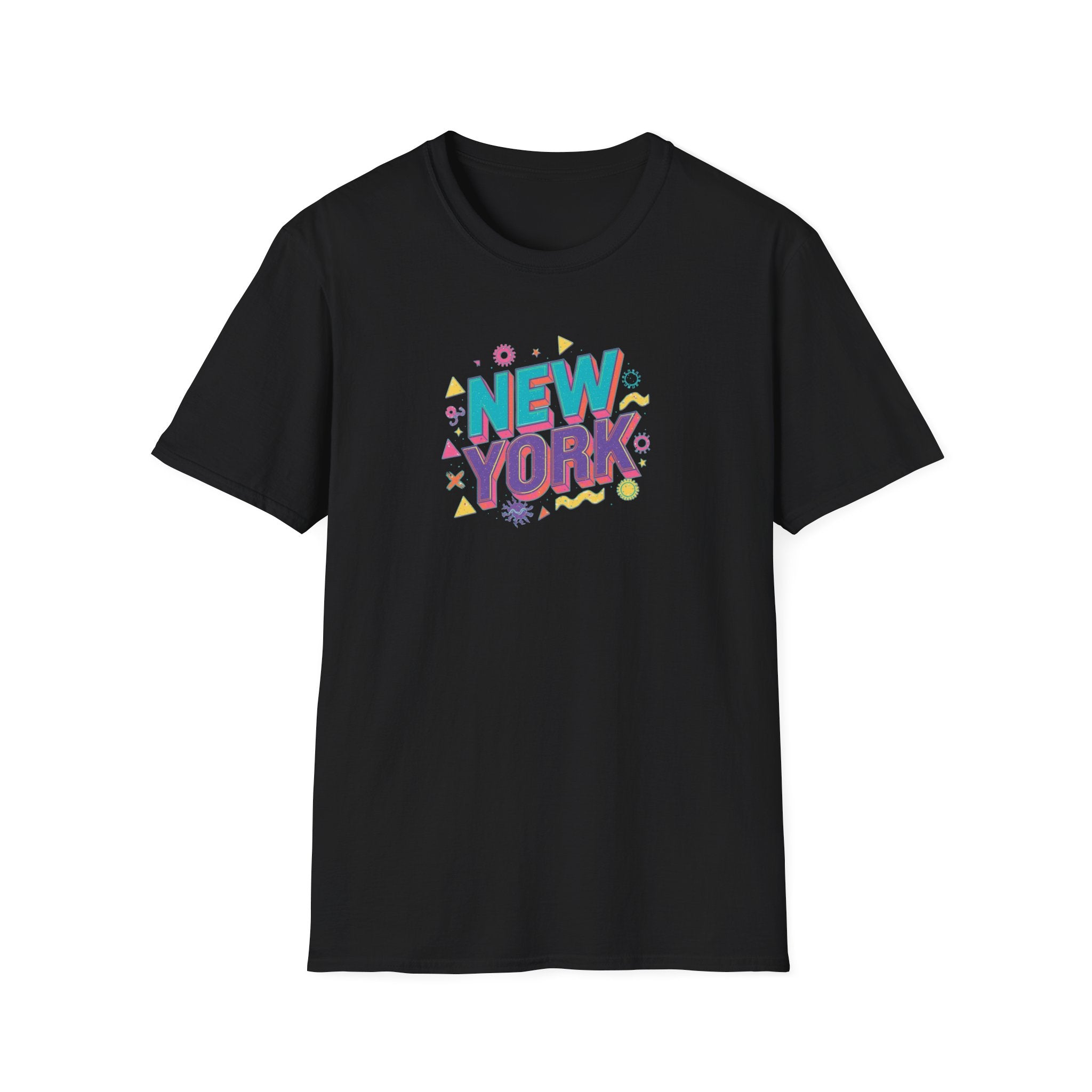 New York colorful typography T-Shirt | city souvenir, retro pop design