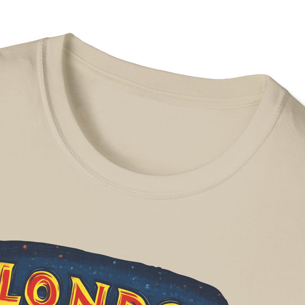 London Vintage Double-Decker Bus T-Shirt | Retro Cityscape Tee