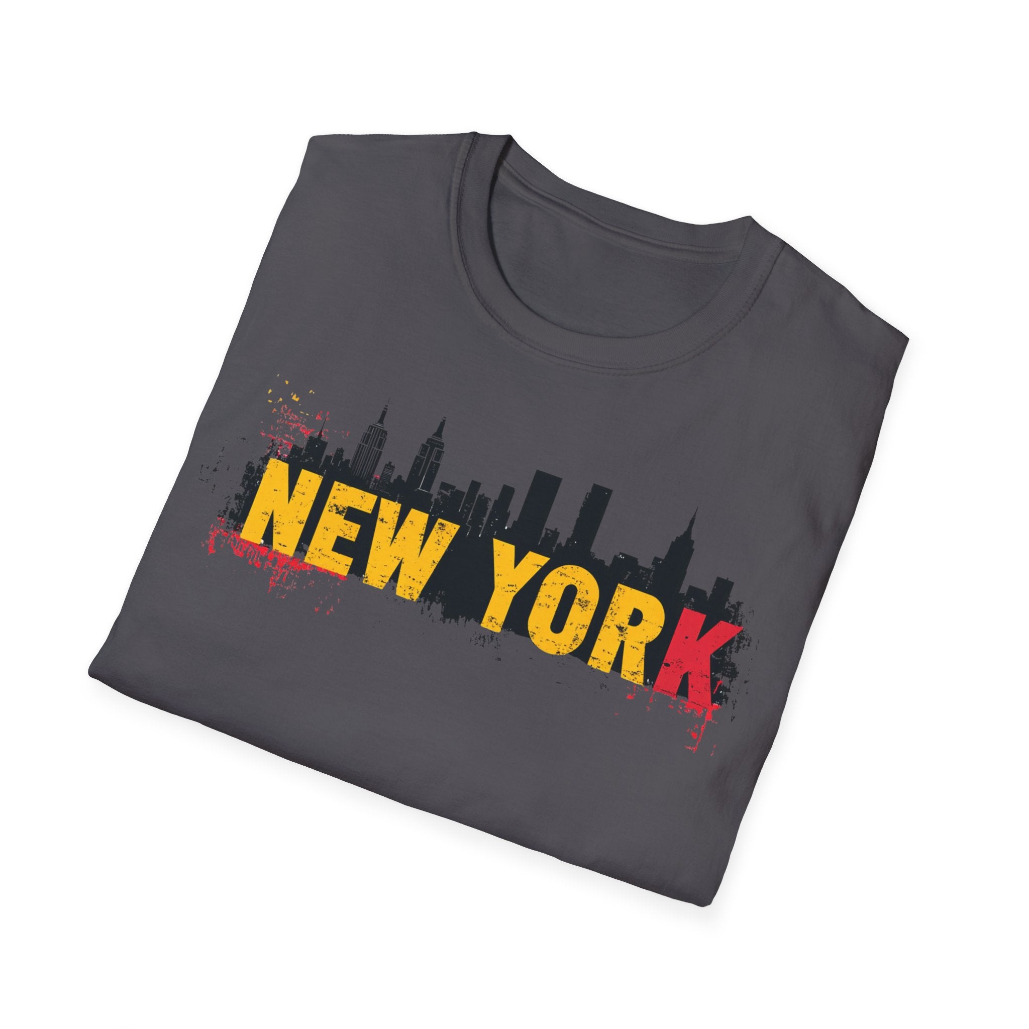 New York skyline graffiti T-Shirt | NYC skyline urban street art