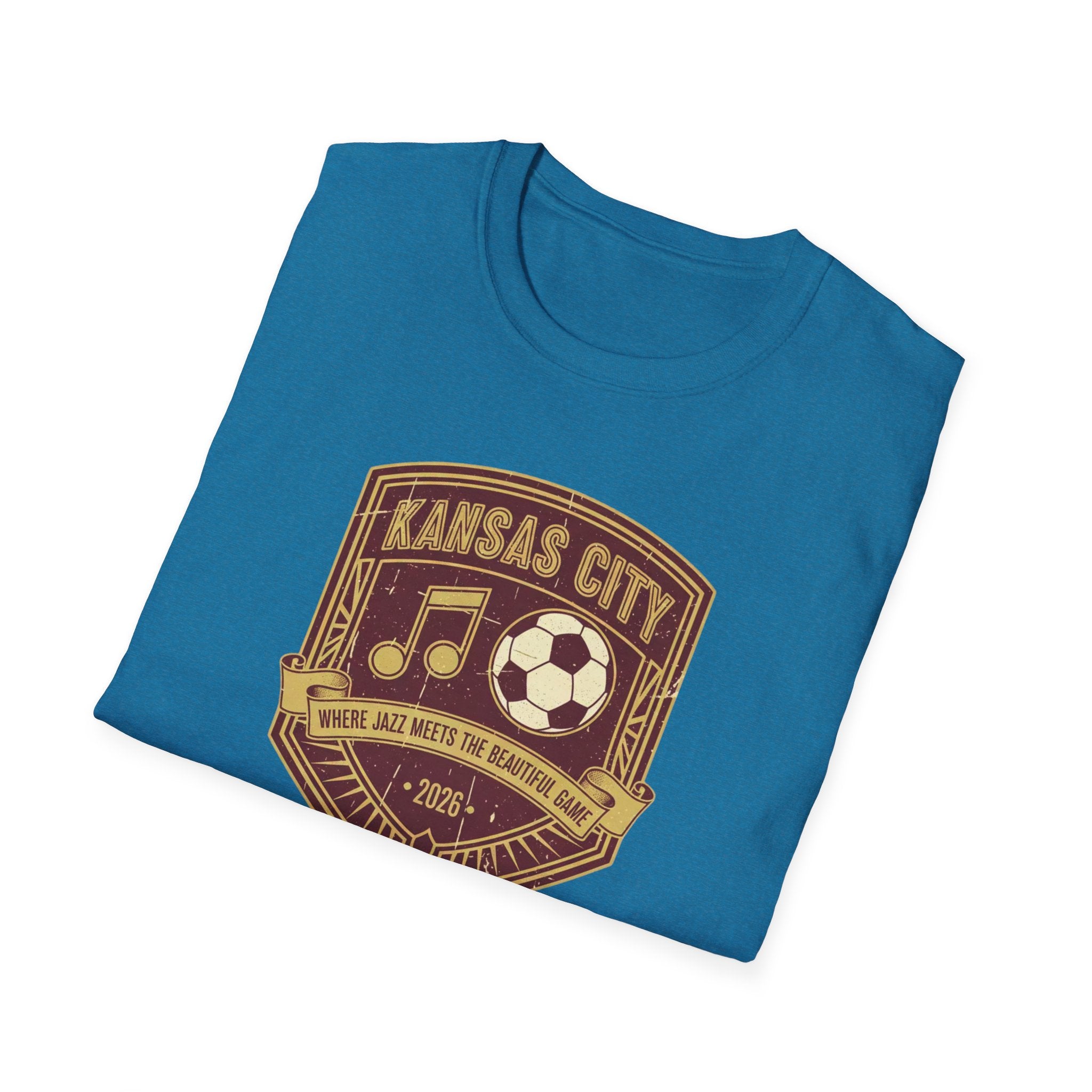 Kansas City Music & Soccer Crest T-Shirt