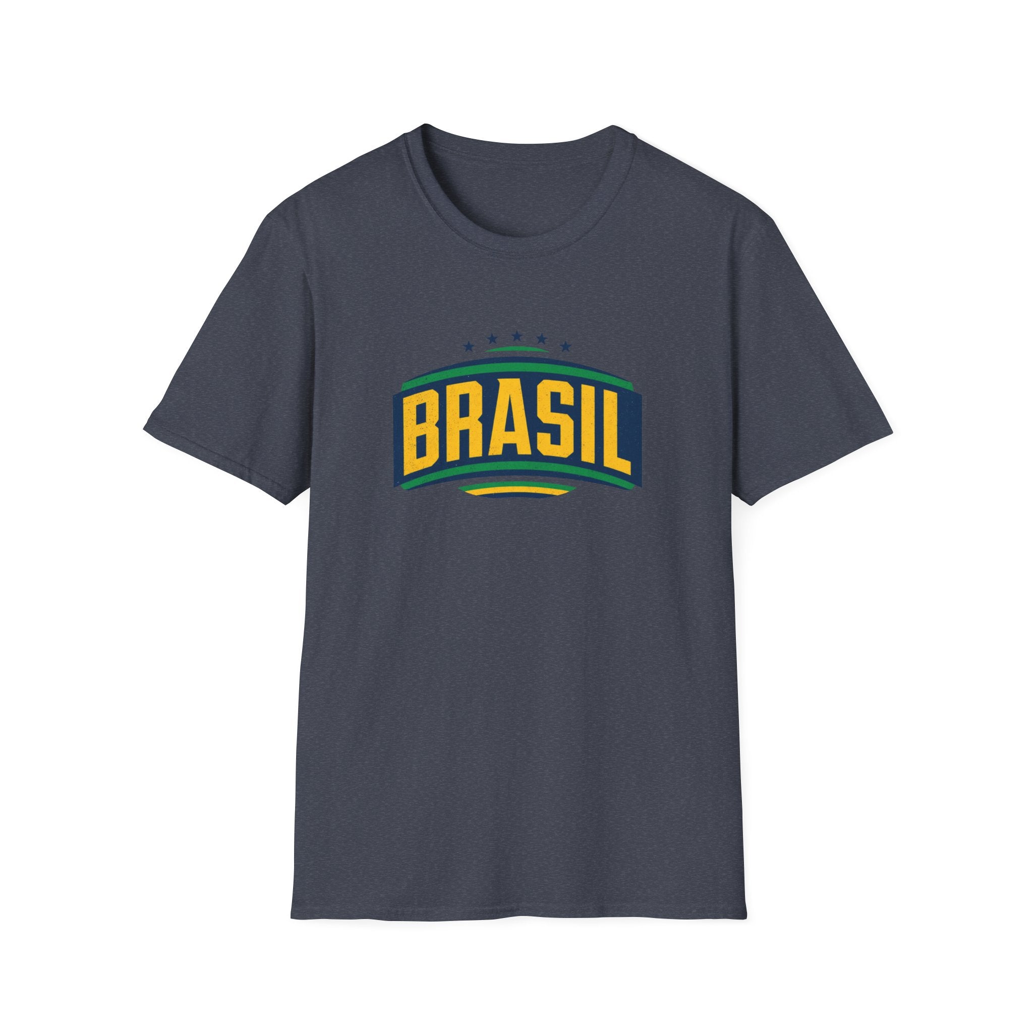 Brasil Retro Arch T-Shirt | Brazilian Flag Colors, Soccer Pride