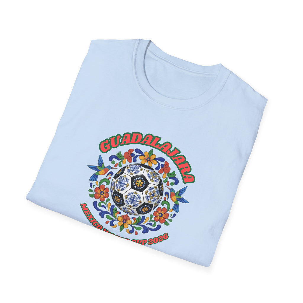 Day of the Dead Floral Soccer T-Shirt – Mexican Calavera Football Design