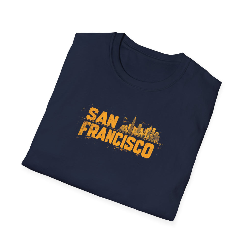 San Francisco Skyline T-Shirt | City Graphic Tee, Golden City Design