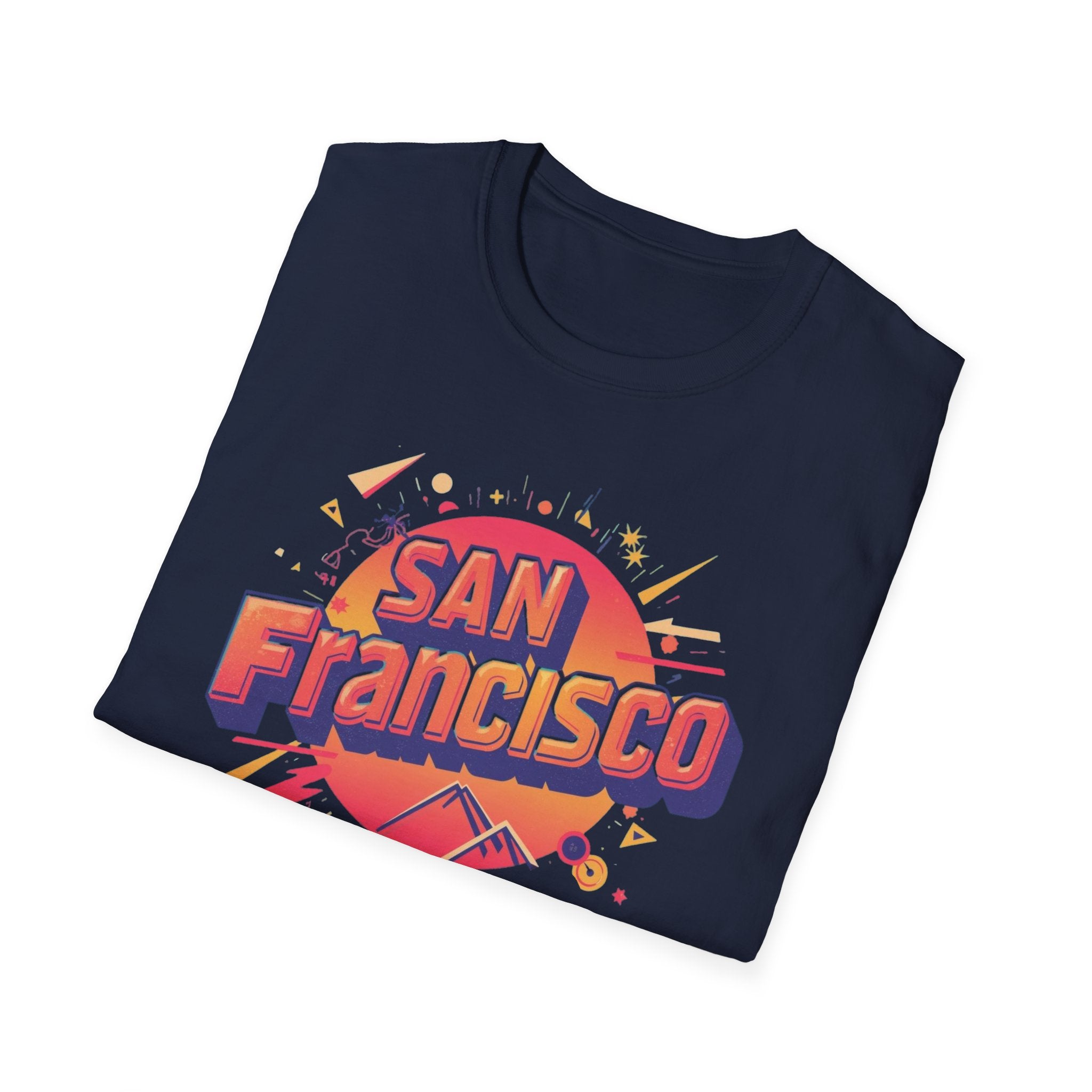 San Francisco Retro Sunset T-Shirt — Vintage City Skyline Tee